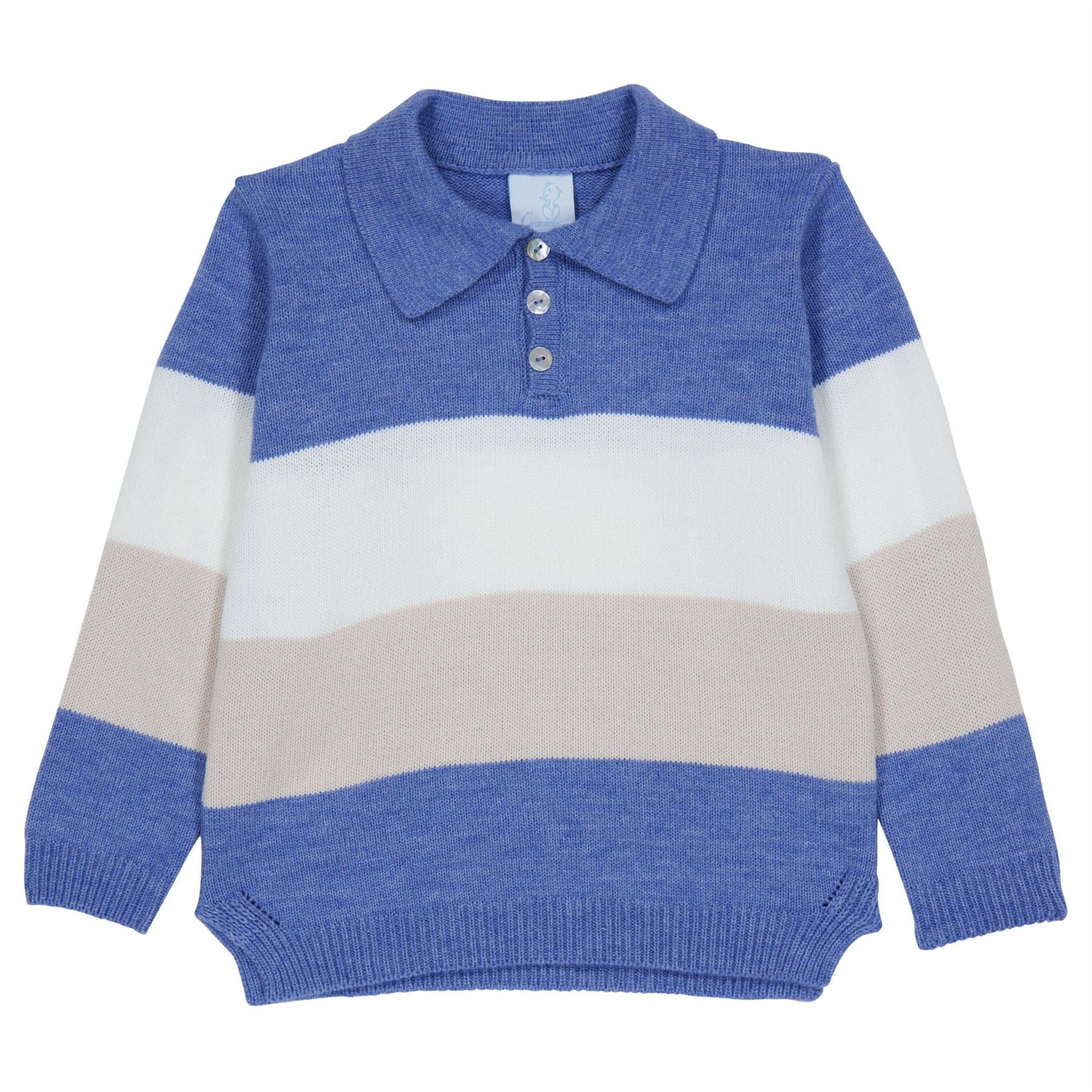 Artesania Granlei Collared Neck Long Sleeve Sweater Set