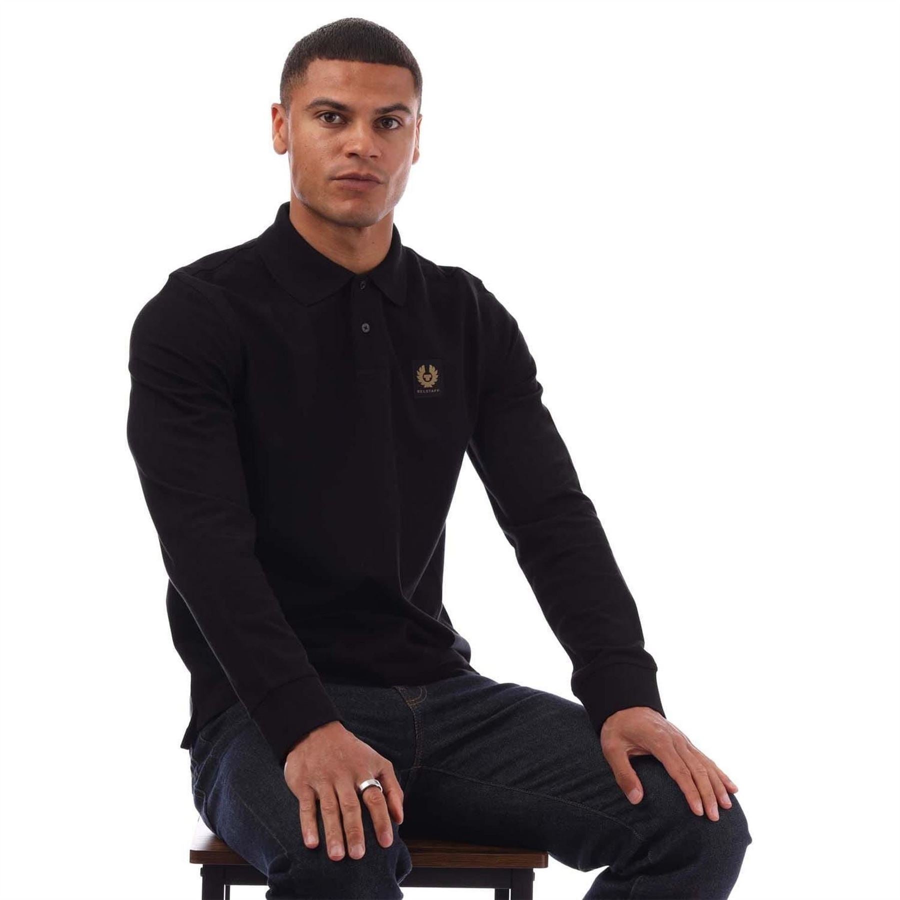 Belstaff Long Sleeved Polo Shirt