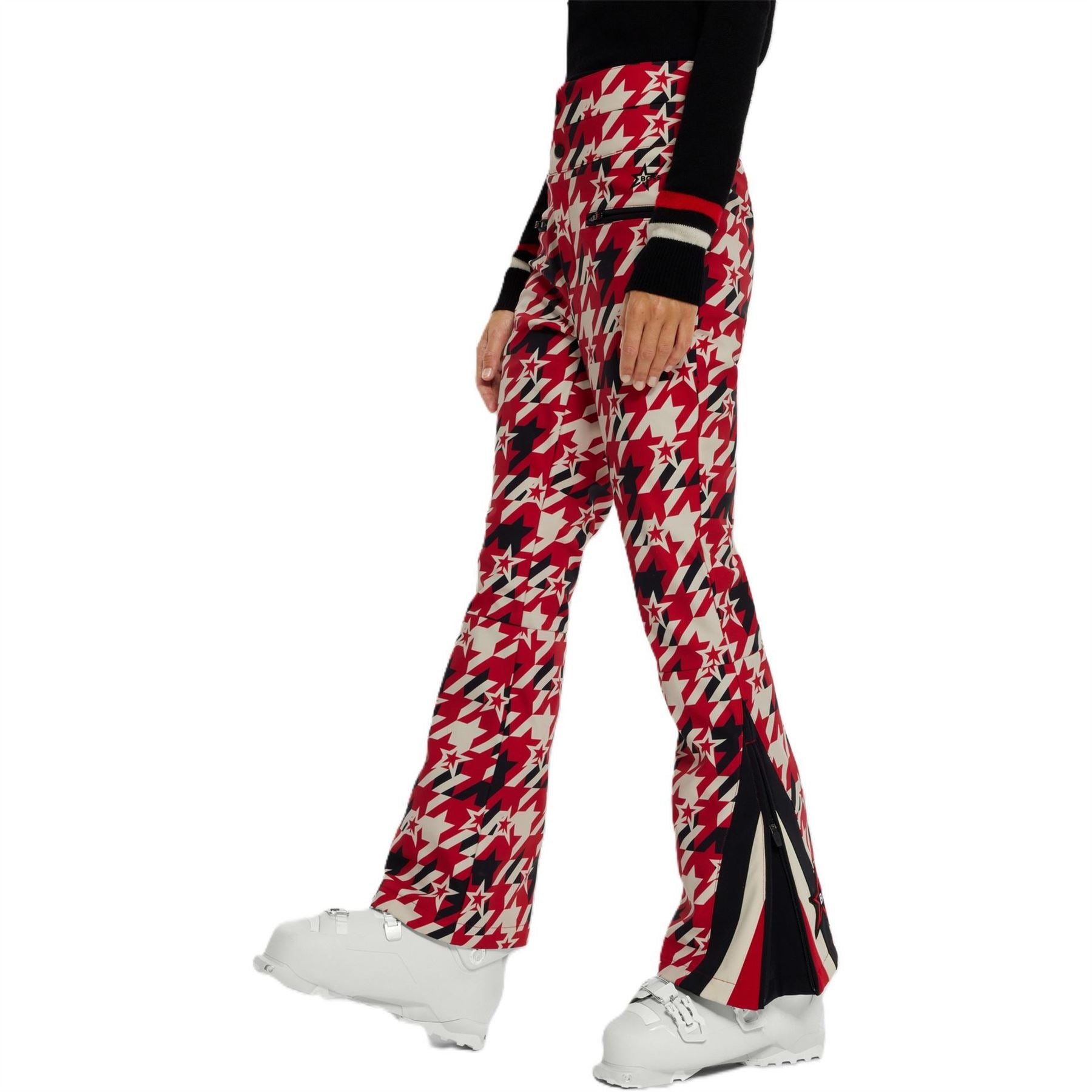 Boss Houndstooth Flared Ski Salopette