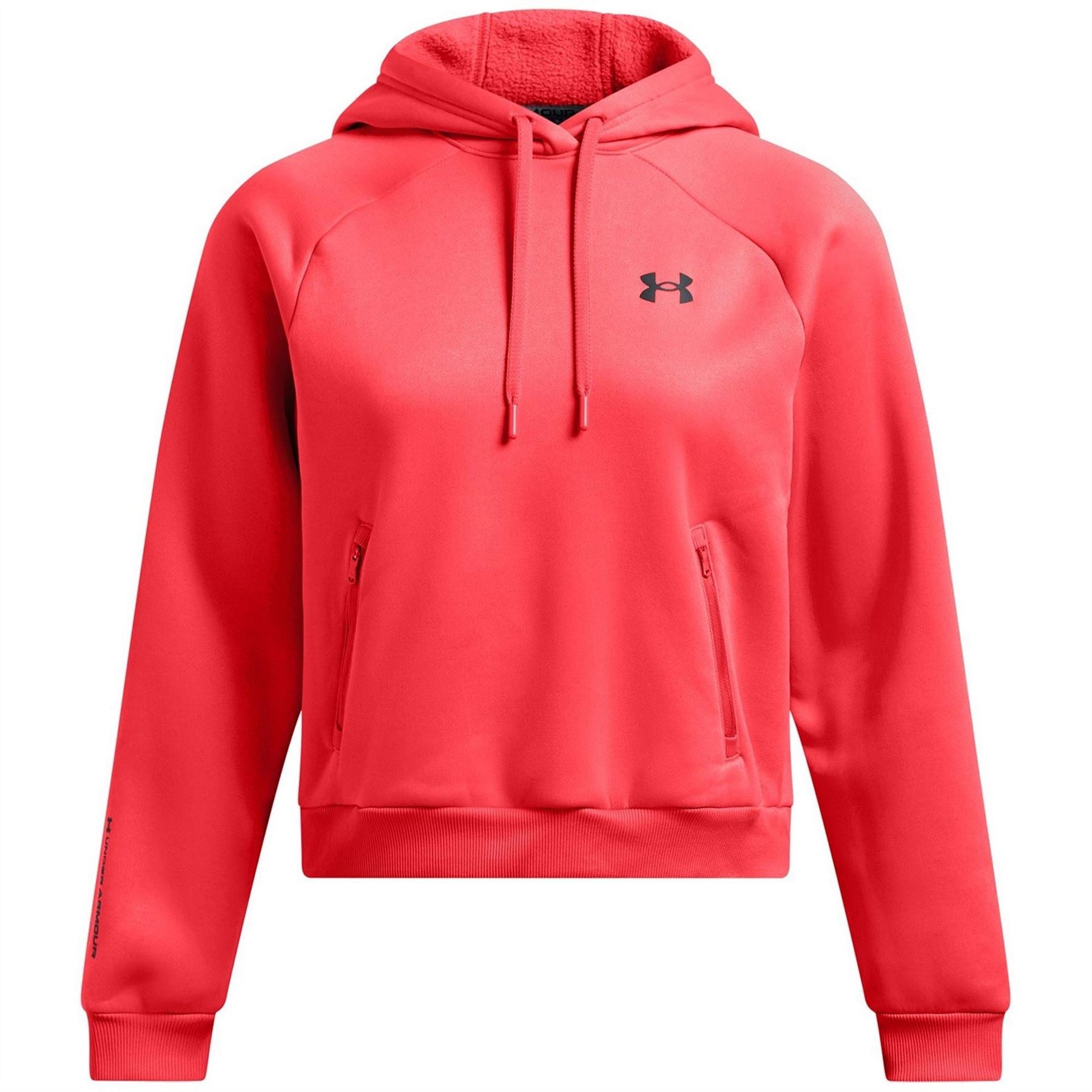 Under Armour Hooded Neck Raglan Sleeve Fleece Top