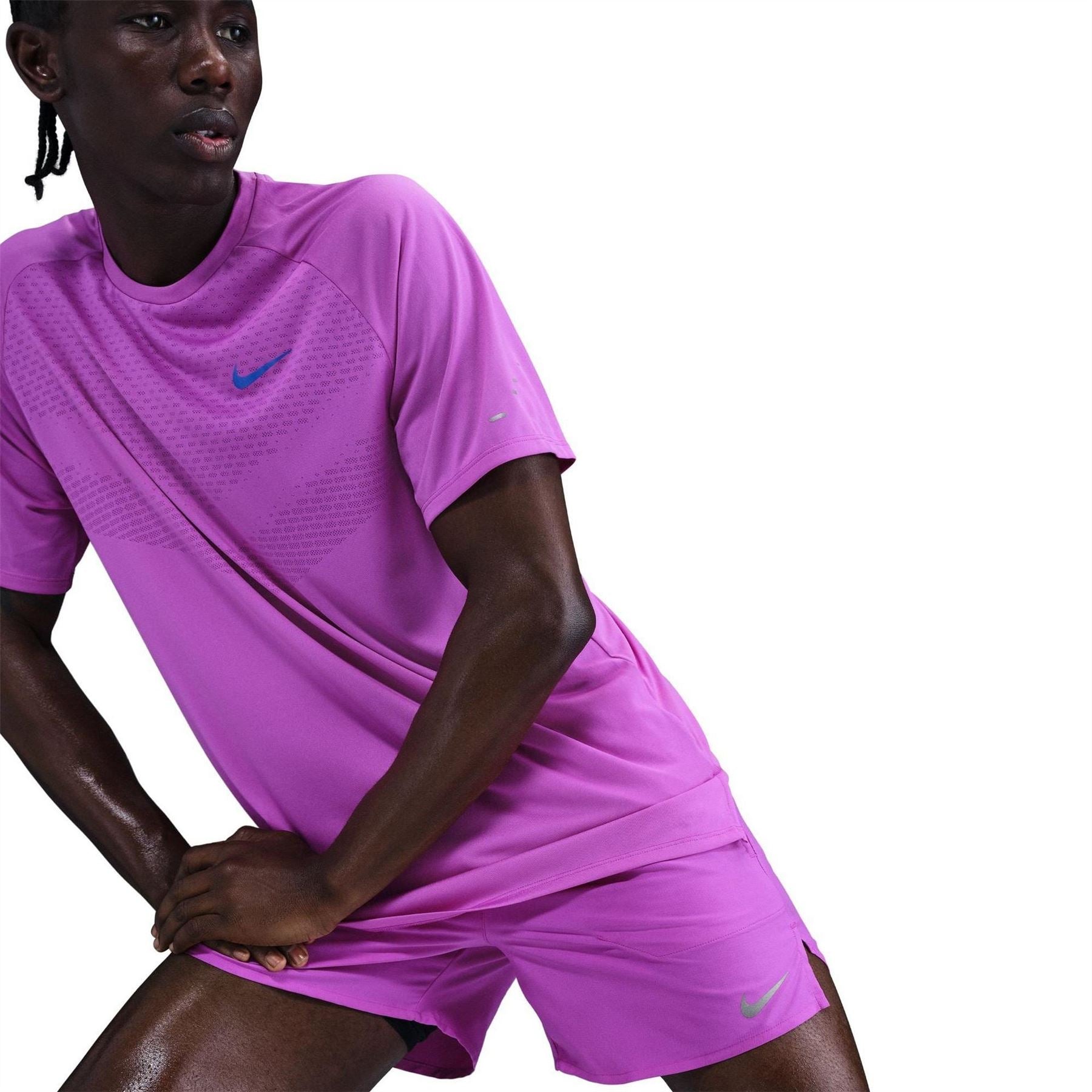 Nike Mens Stride Dri Fit 5 Brief Lined Running Shorts