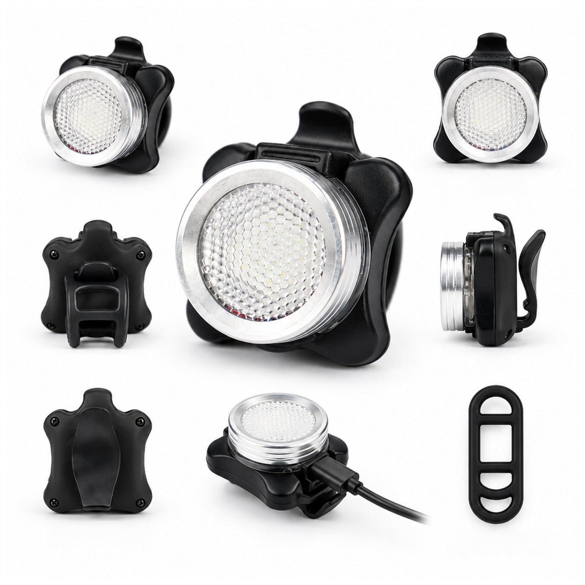 Dekton Rechargeable Clip On Bike Light