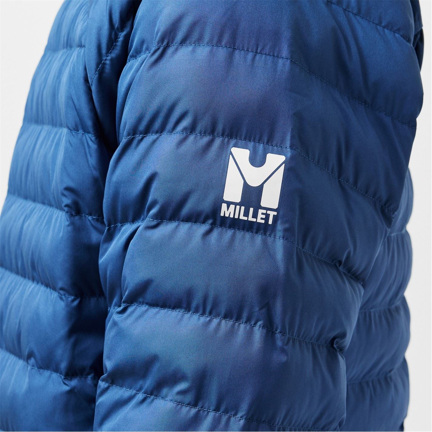 Millet Fitz Roy Solid Patterned Hooded Ribbed Cuff Down Jacket