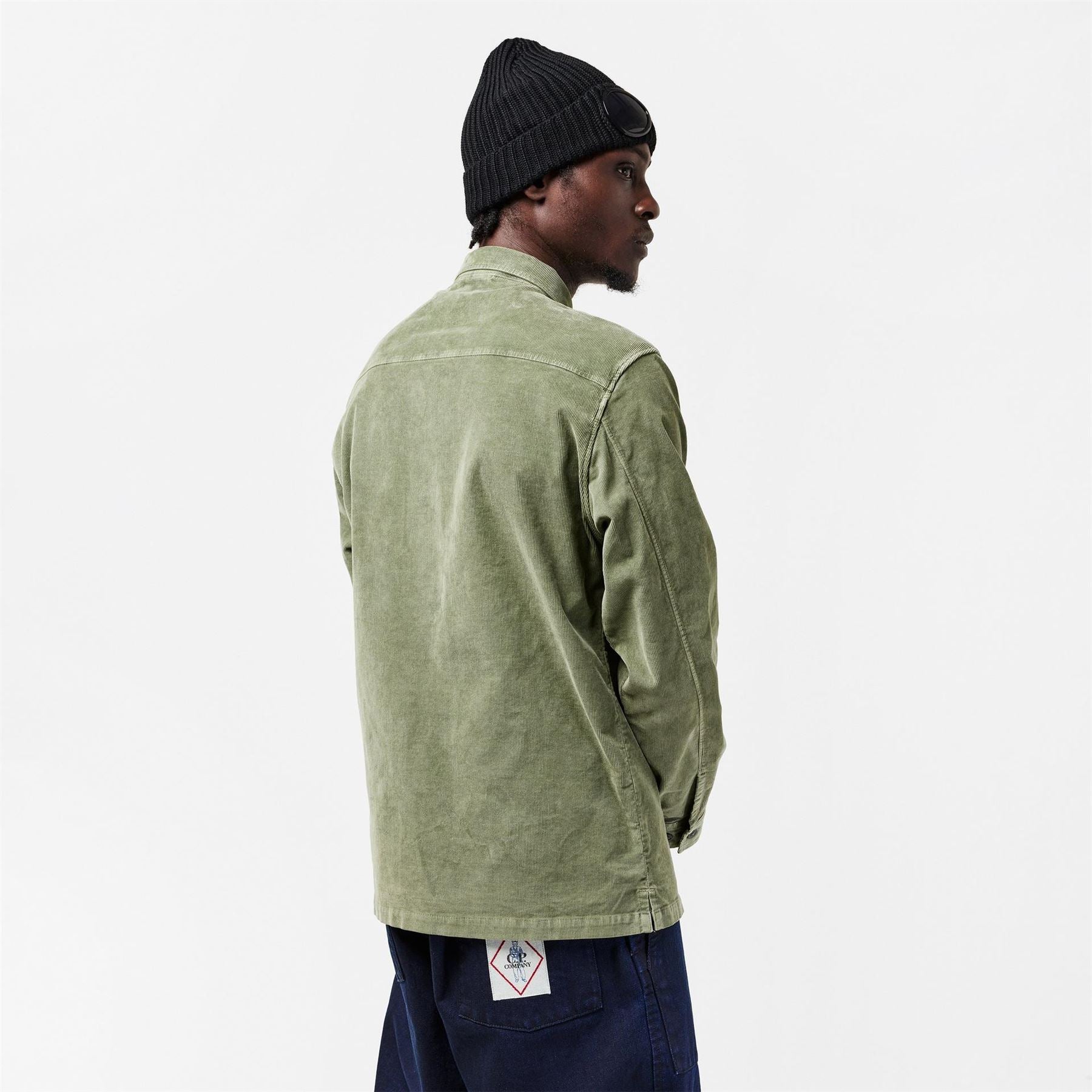 CP Company Lens Single Pocket Long Sleeve Corduroy Shirt