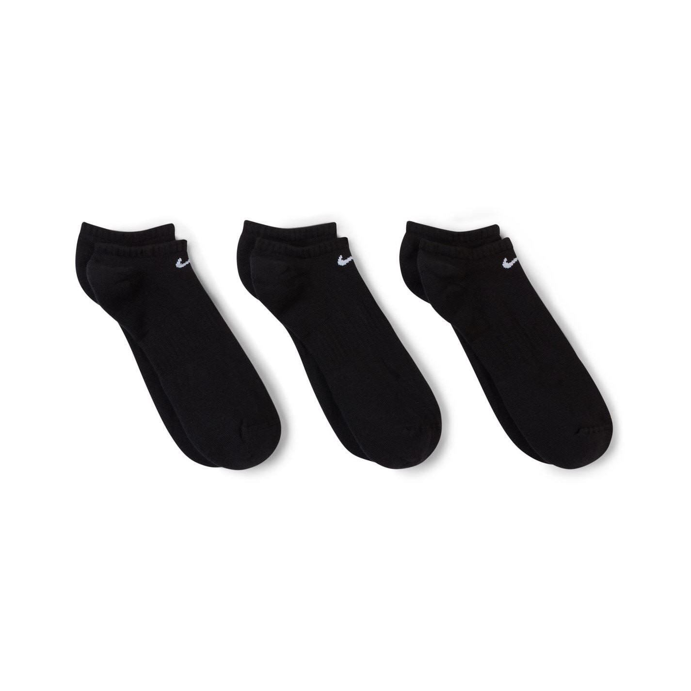 Nike 3 Pack Cushioned No Show Socks