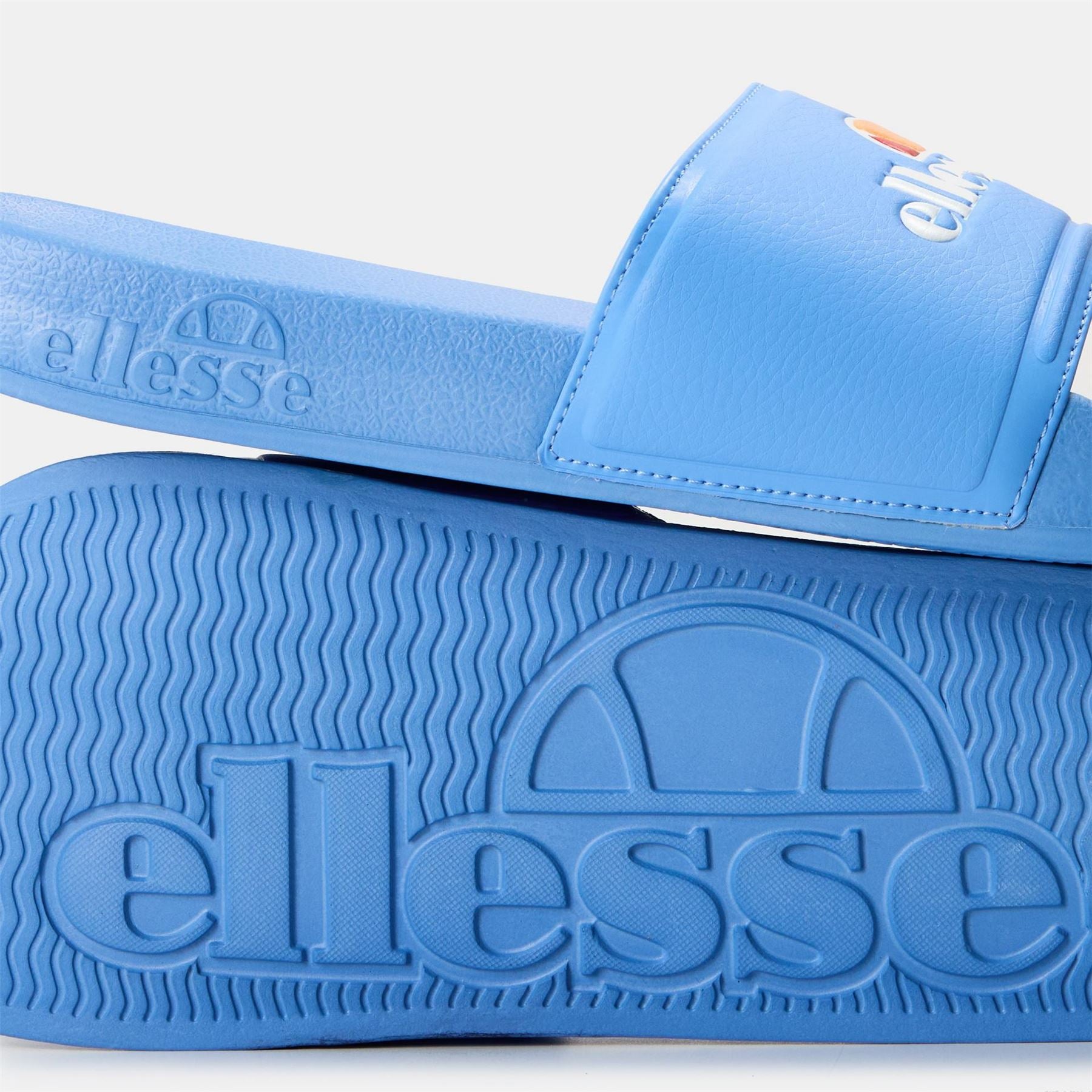 Ellesse Fiipini Logo Print Open Toe Slides