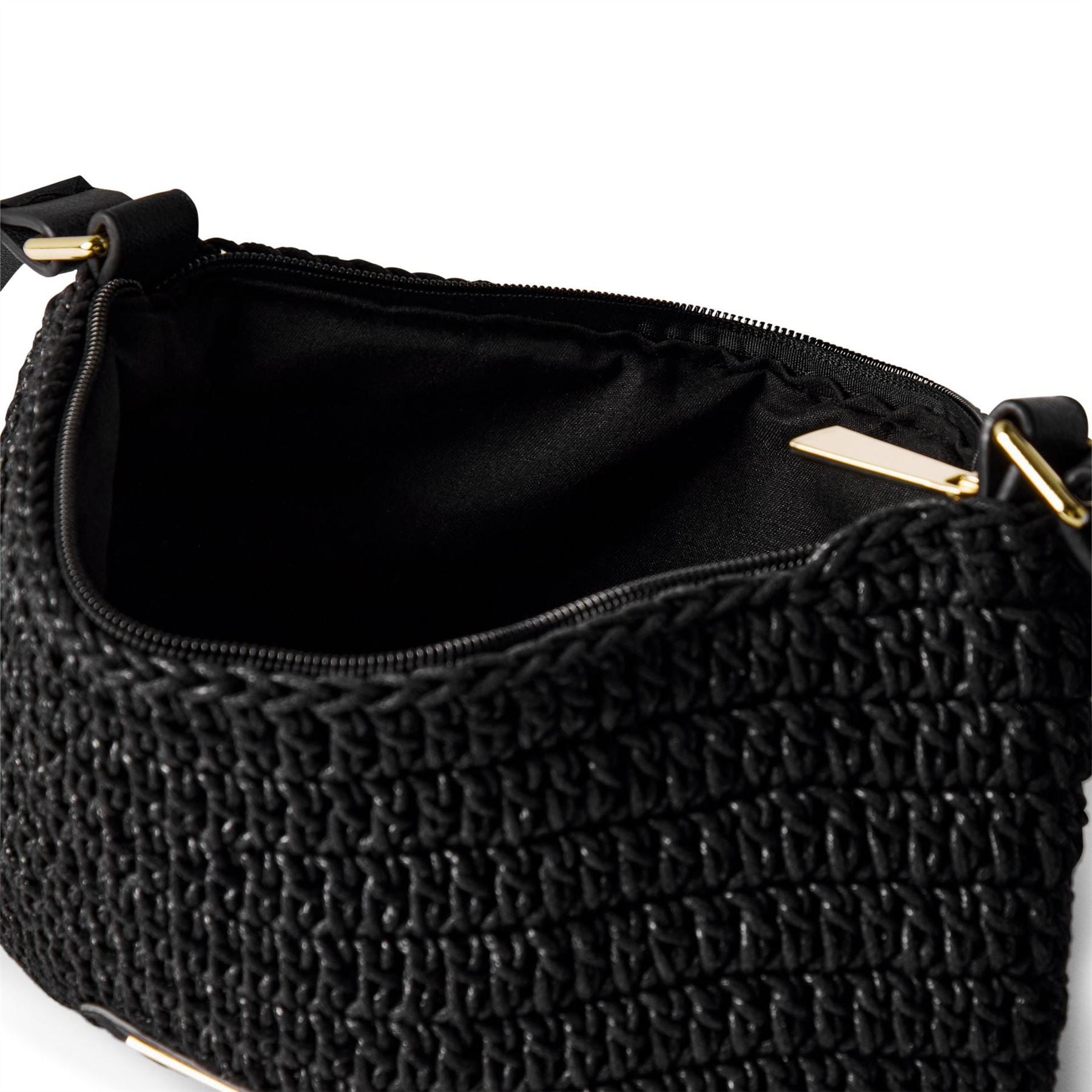 Biba Crescent Cross Body Bag with Logo
