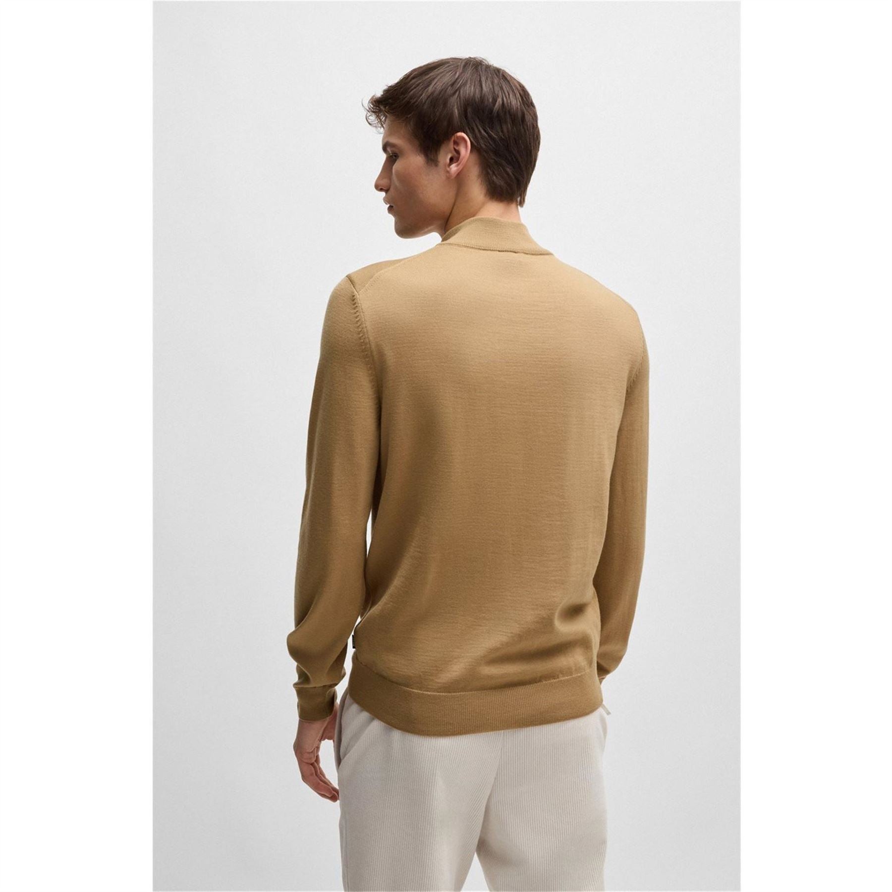 Boss Mock Neck Regular Fit Sweater