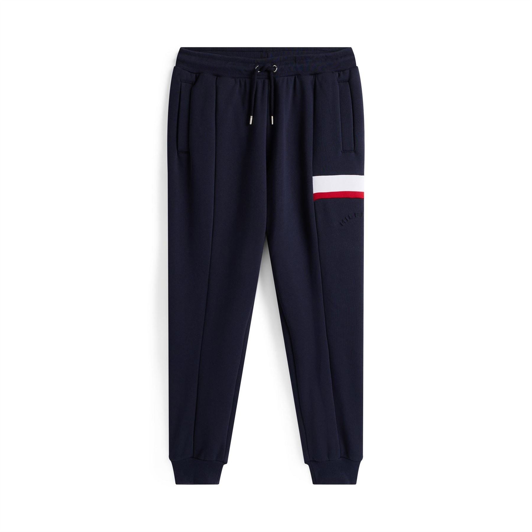 Tommy Hilfiger Ribbed Cuff Solid Patterned Slim Joggers