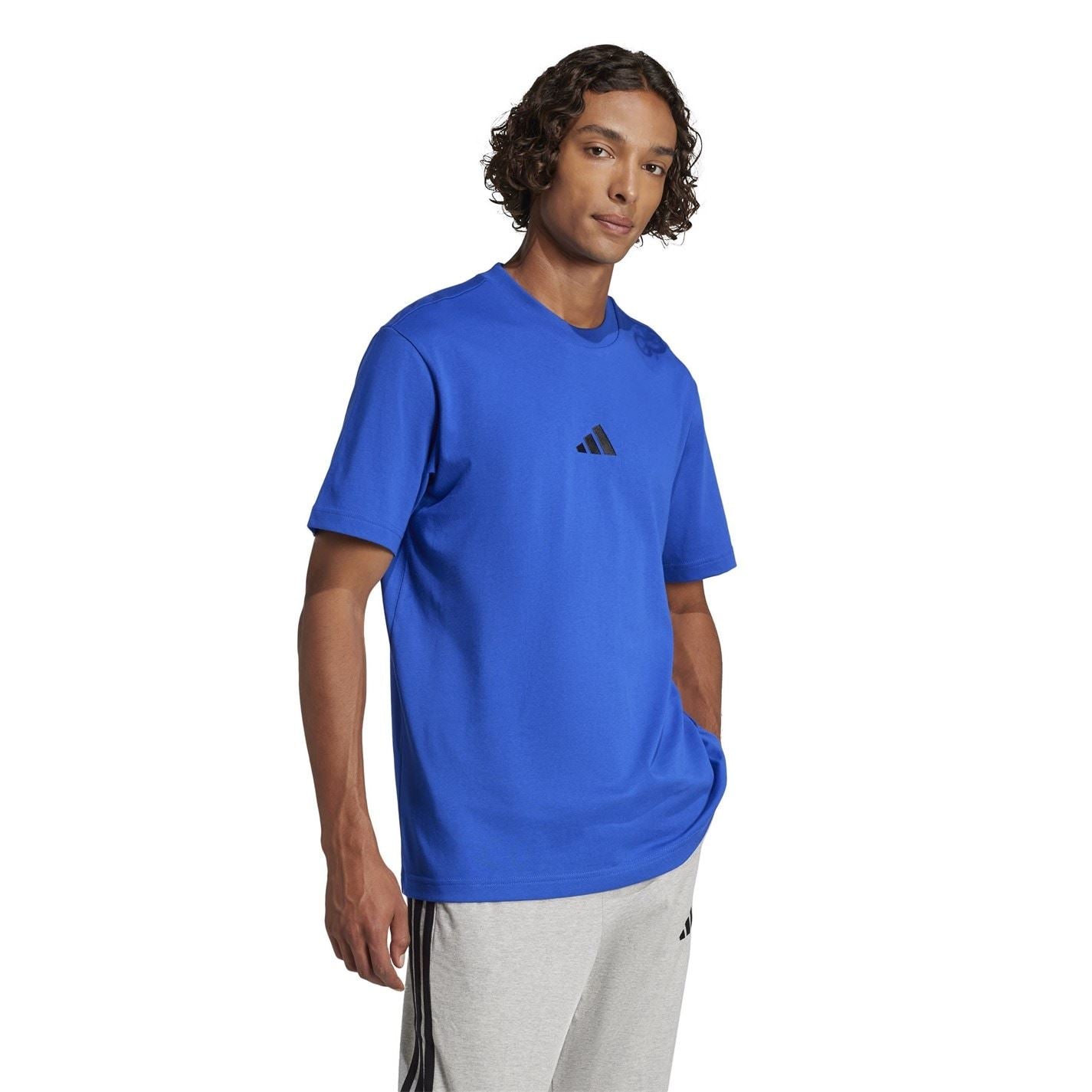 adidas Mens Essentials Single Jersey Logo T-Shirt