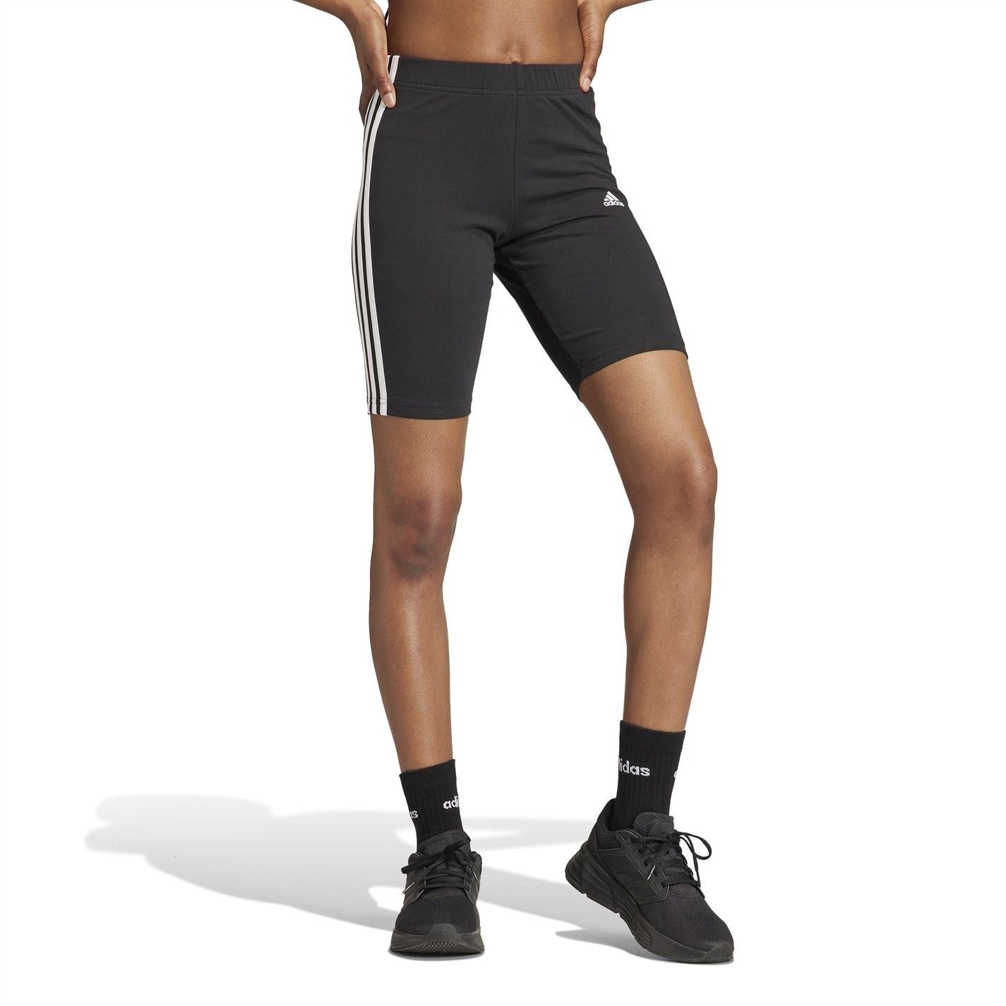 adidas Womens Essential 3 Stripe Shorts