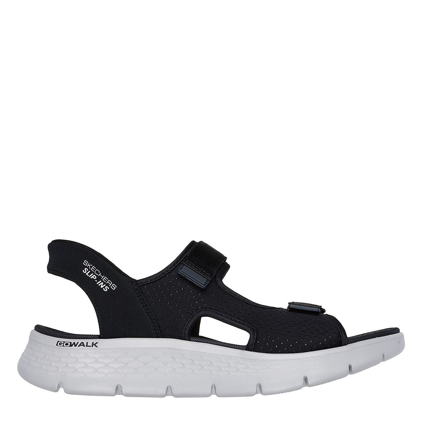 Skechers Mens Slip Ins   Quarter Strap Sandal Flat Sandals