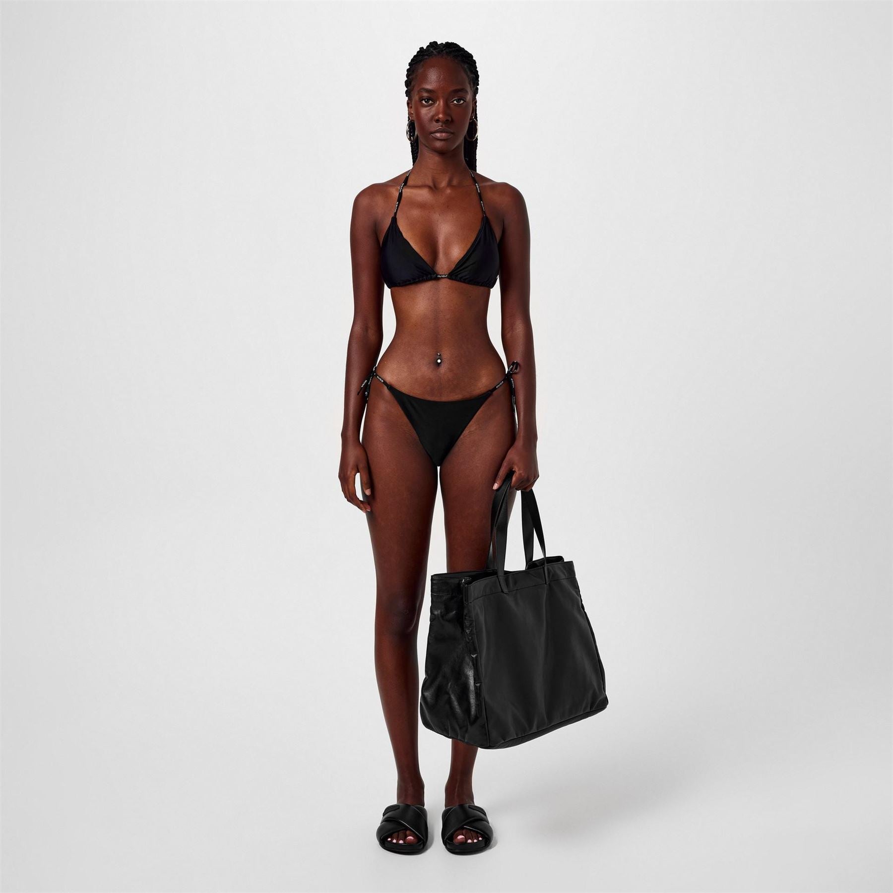Hugo Pure Adjustable Quick Drying Tie Side Bikini Bottoms