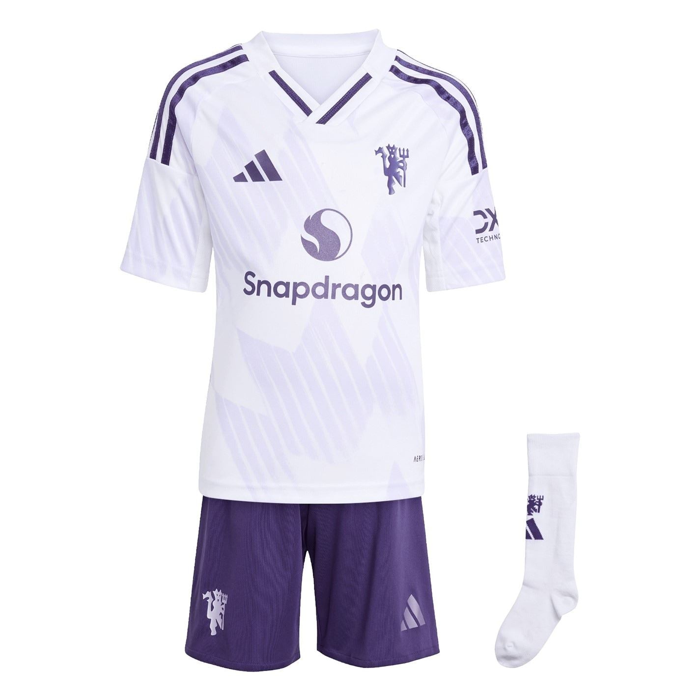 adidas Manchester United Away Minikit 2025 2026 Infants