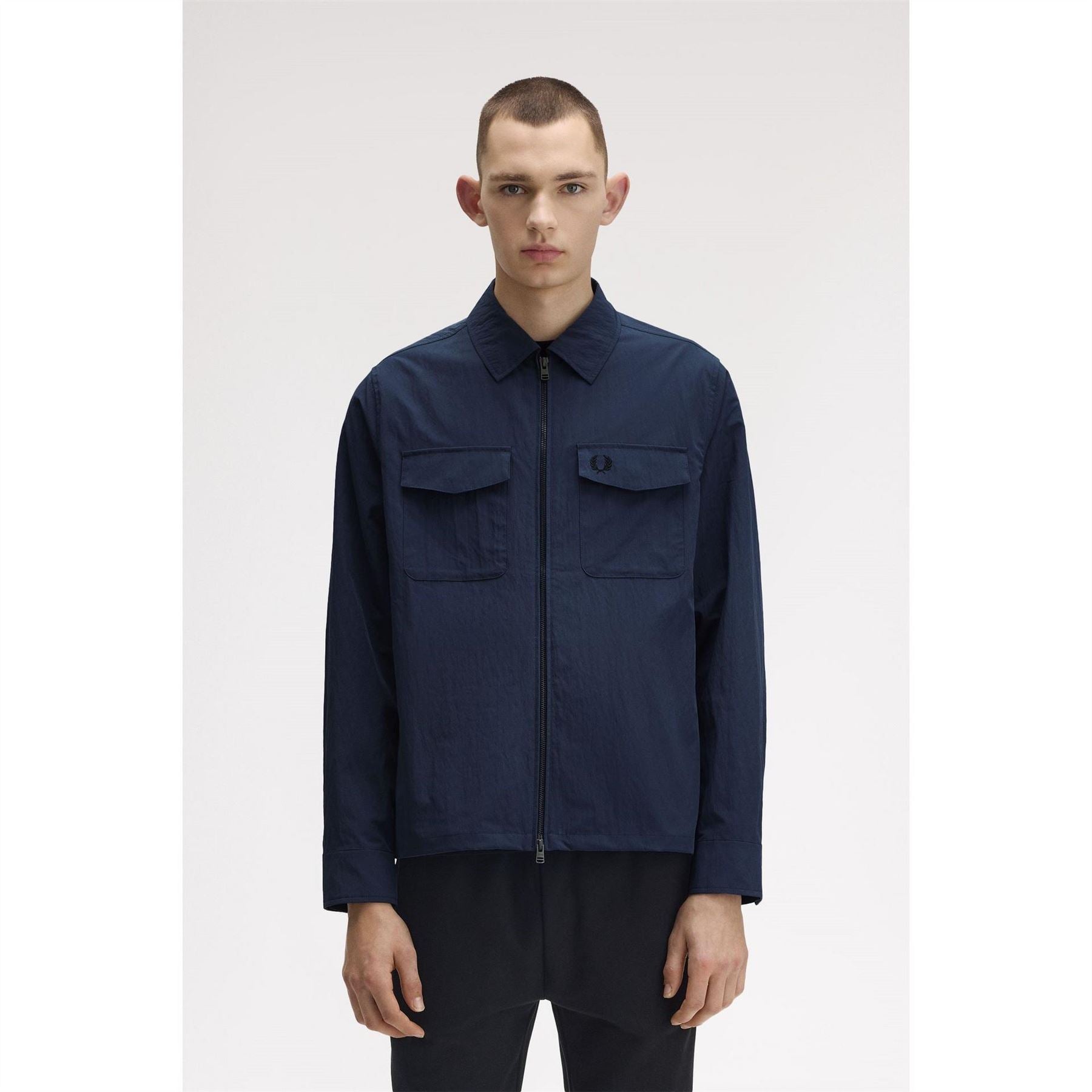 Fred Perry  Long Sleeve Zip Overshirt