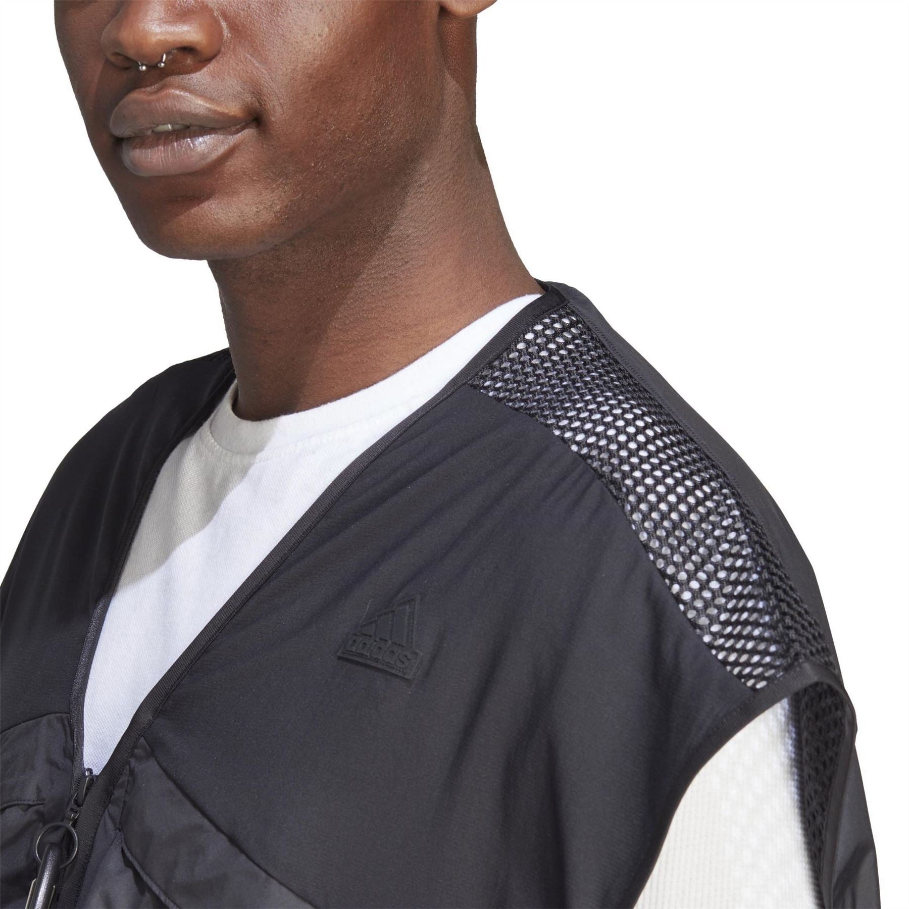 adidas Ce V-Neck Relaxed Fit Short Vest