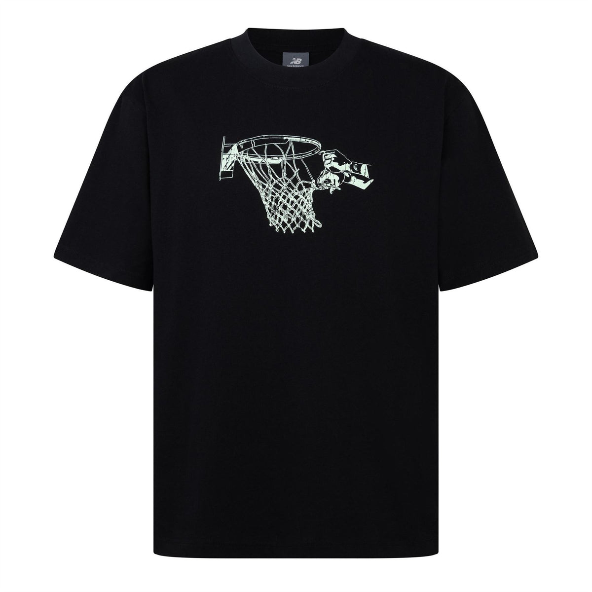 New Balance Hoops Tradition Graphic Crew Neck Short Sleeve T-Shirt