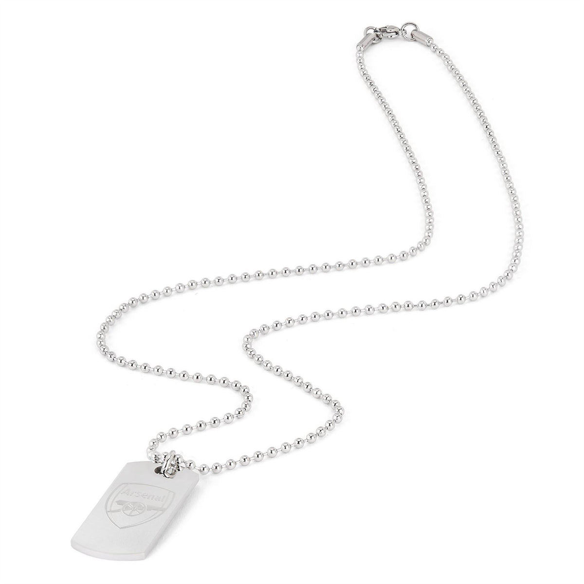 Team Officially Licensed Stainless Steel Dog Tag And Ball Chain