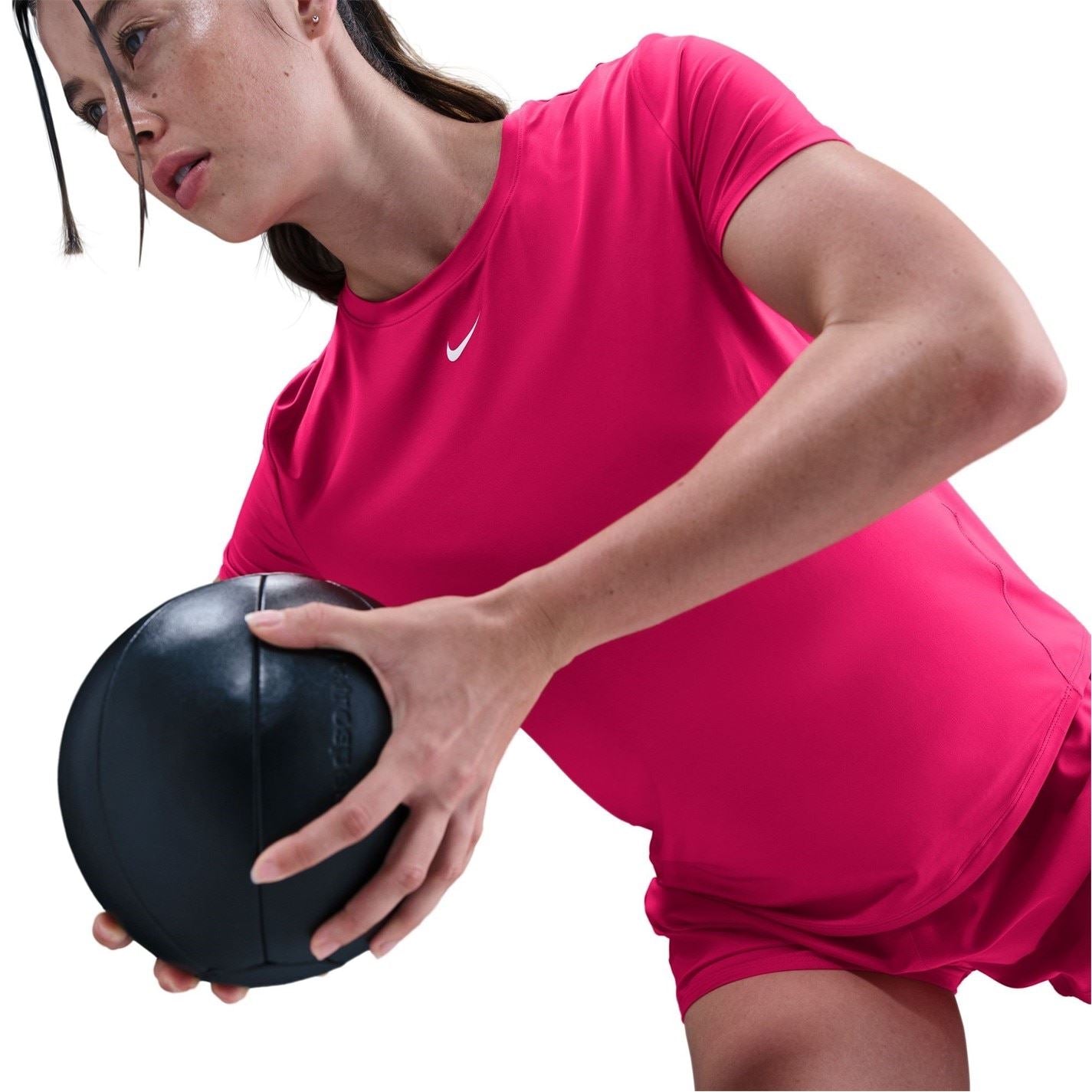 Nike Womens Dri Fit One Standard Fit Short Sleeve Top