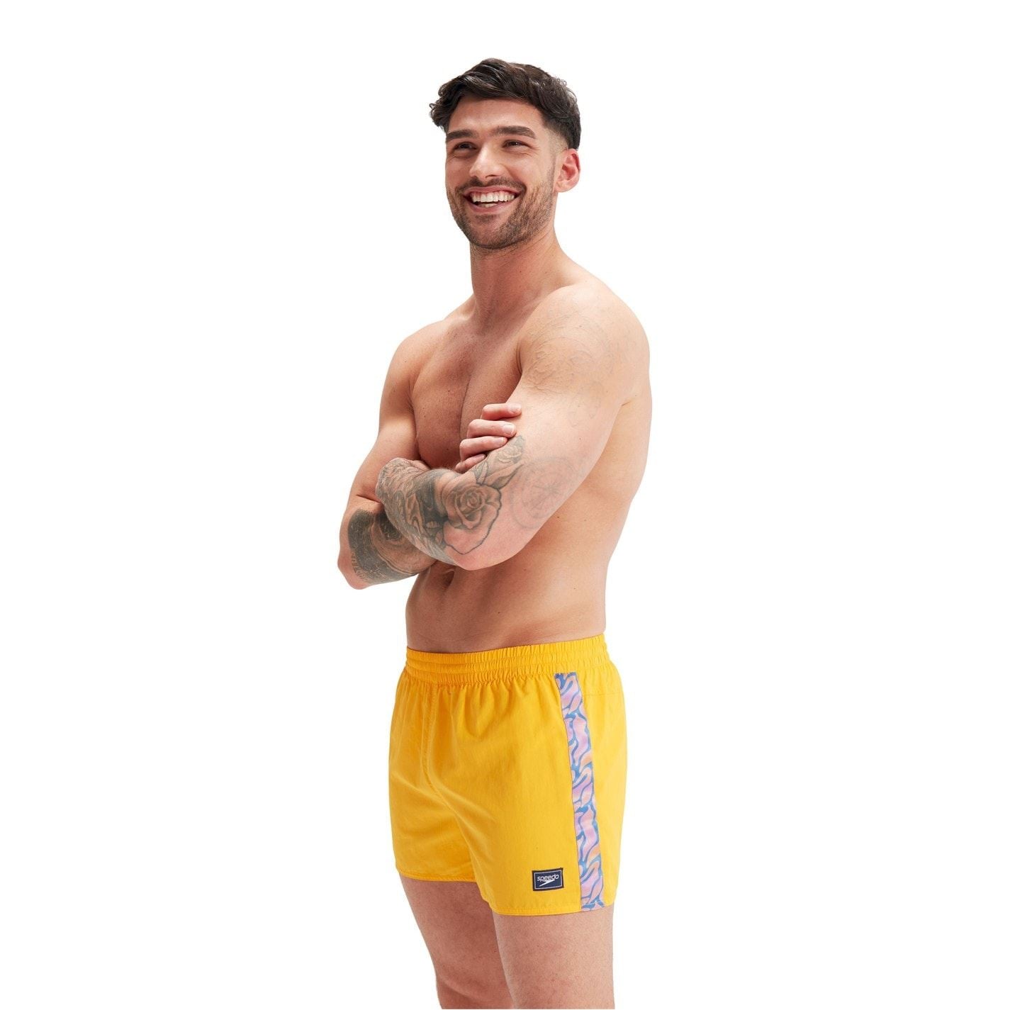 Speedo Retro 13 Inch Side Strip Swim Shorts