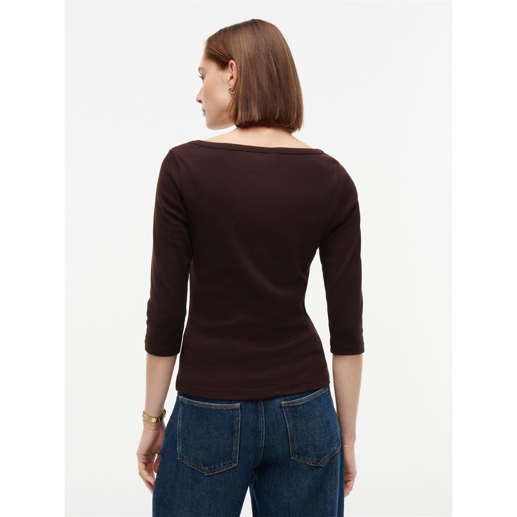 Tommy Hilfiger Cody Slim Fit Boat Neck 3/4 Sleeve T-Shirt