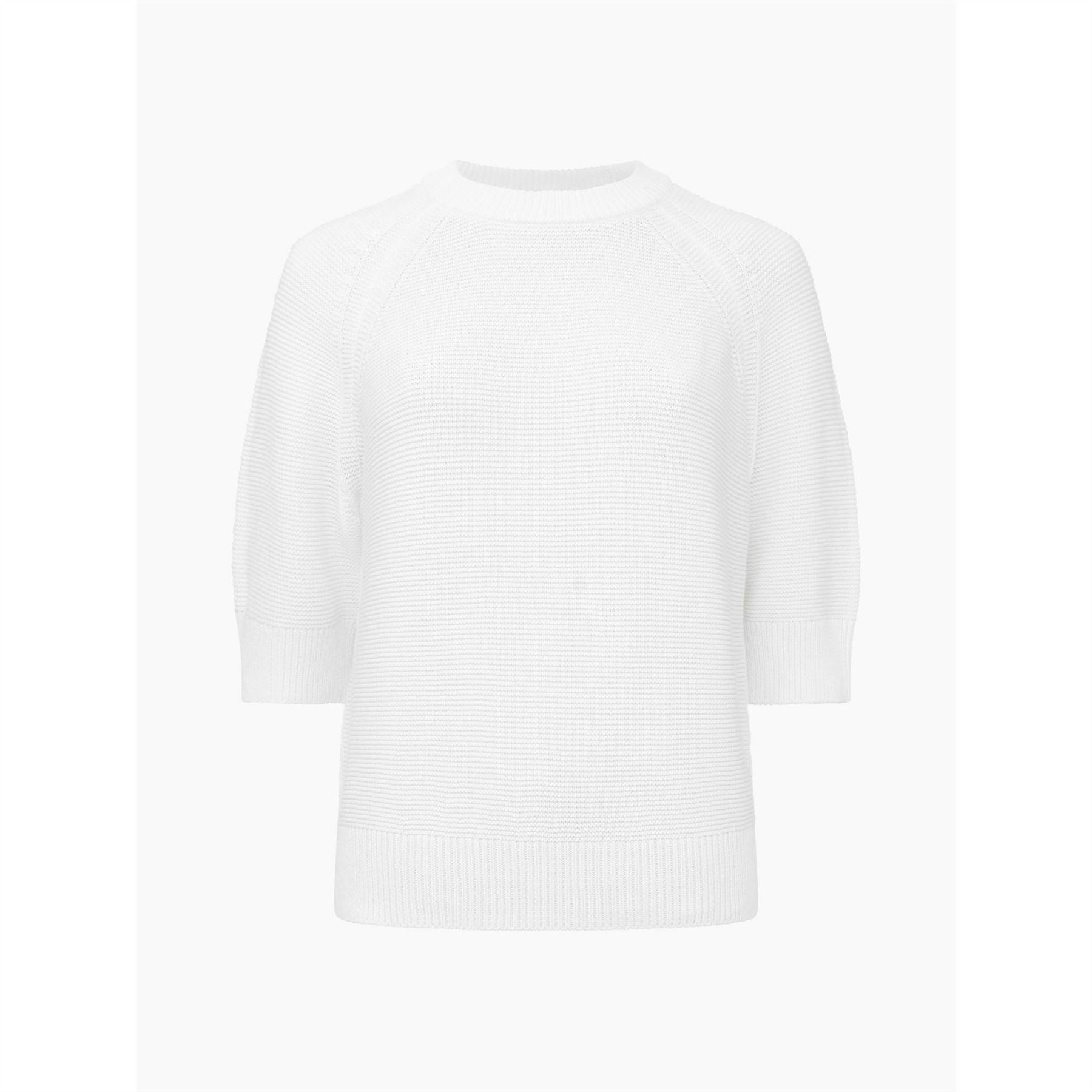 French Connection Lilly Mozart Short Sleeve Knitted Top