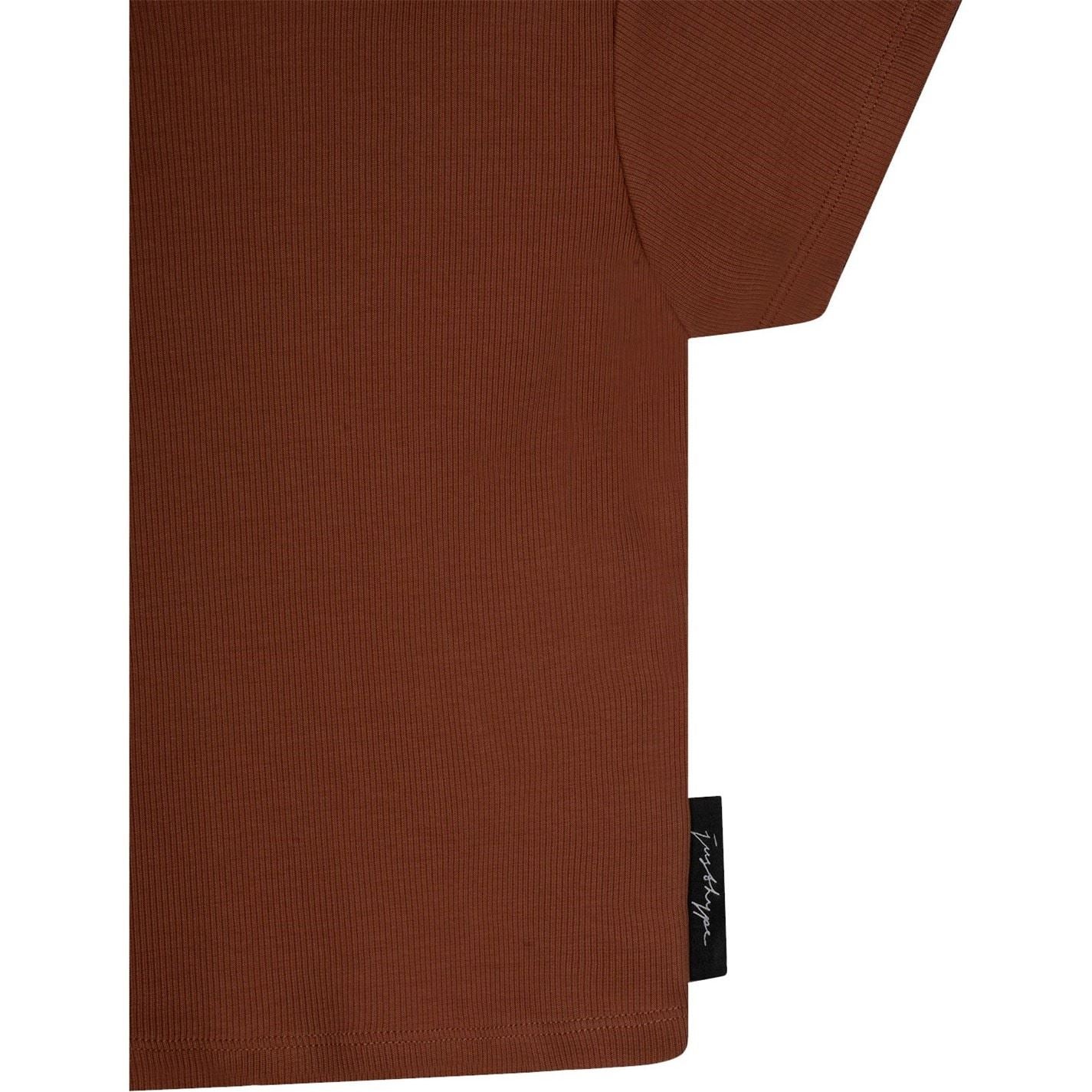 Hype Rib Cropped Regular Fit T-Shirt