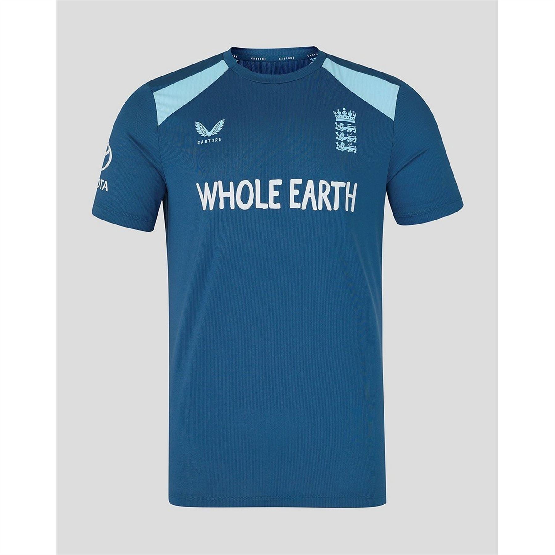 Castore 26 27 England Cricket Training Short Sleeve Performance T Shirt