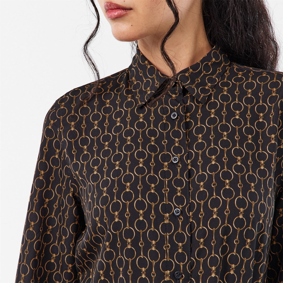 Lauren by Ralph Lauren Karalynn Long Sleeve Midi Shirt Dress