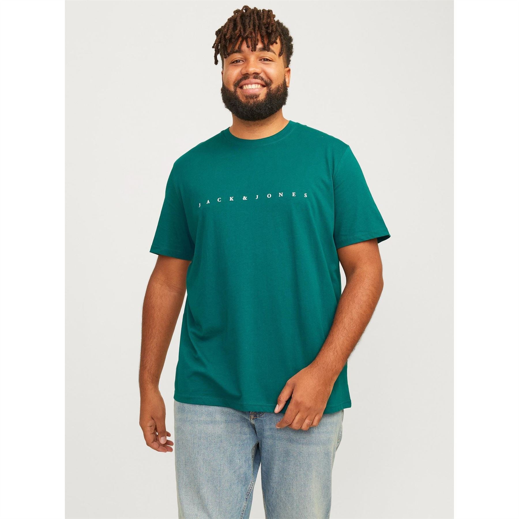 Jack and Jones Mens Star T-Shirt Plus Size