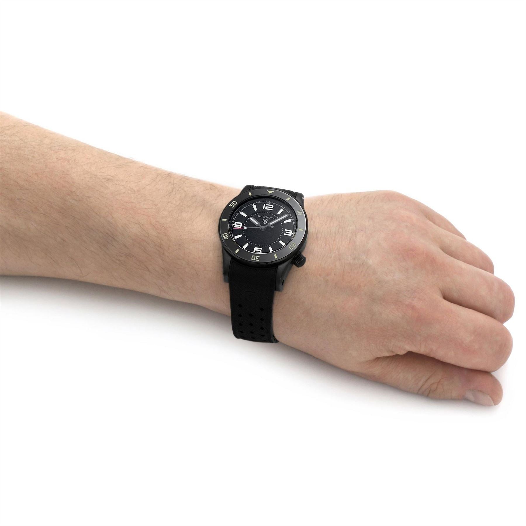 Elliot Brown Analogue Rubber Strap Watch