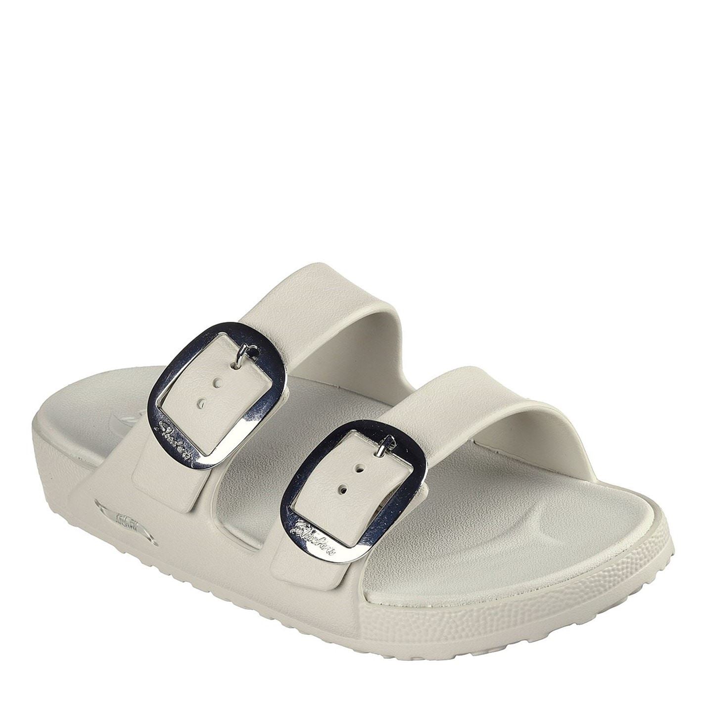 Skechers Molded Double Band Flat Slide Sandals