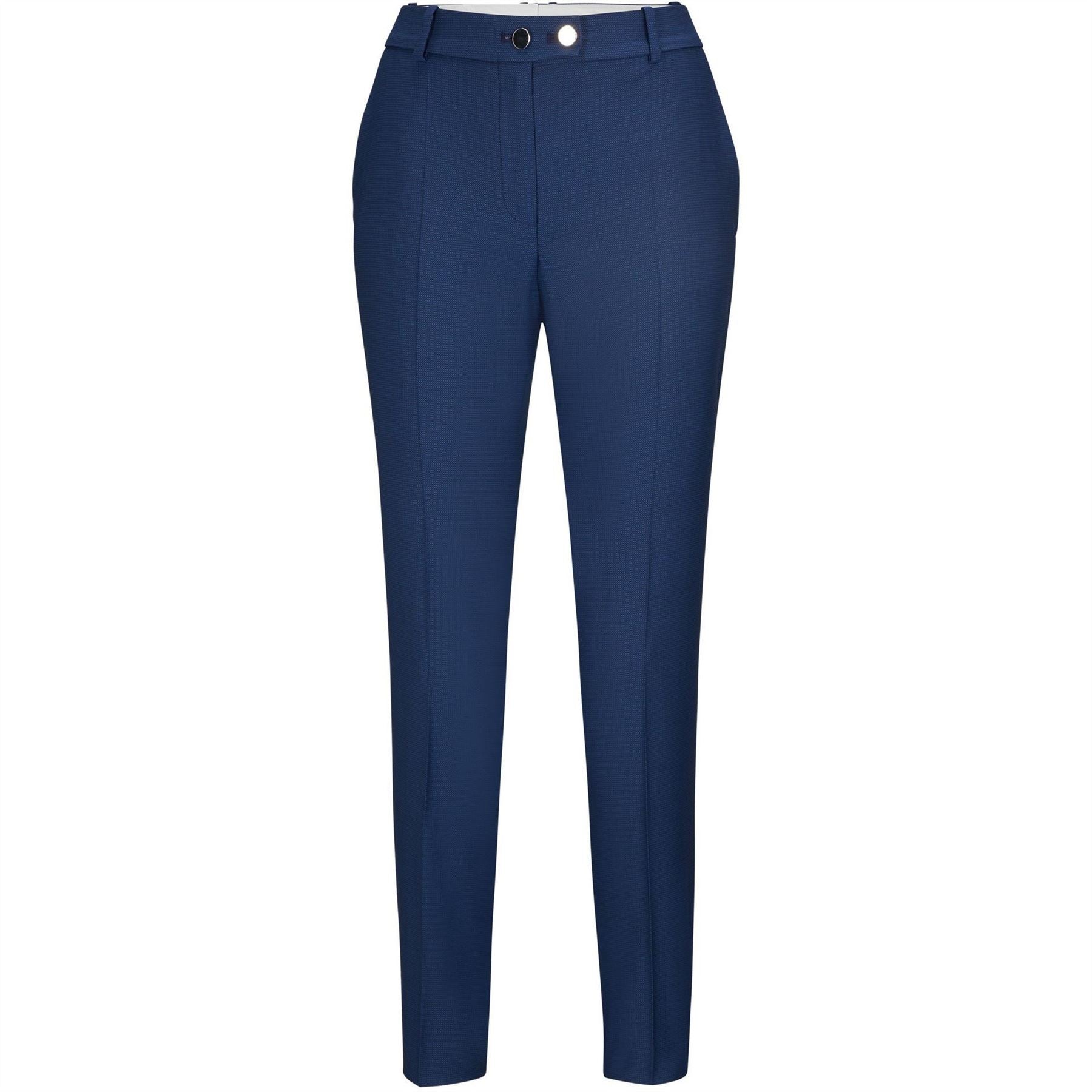 Boss Tamata Solid Patterned Cigarette Trousers