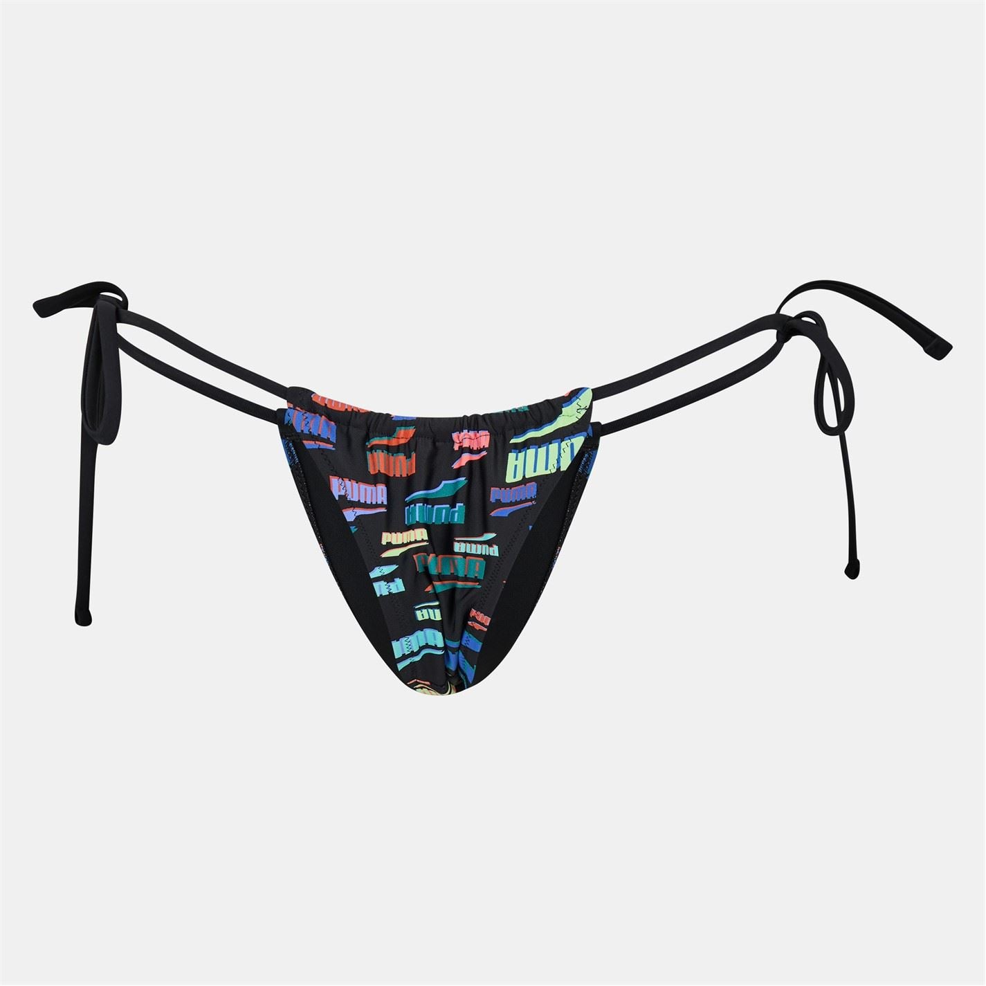 Puma Tie Closure Tanga Bikini Bottom