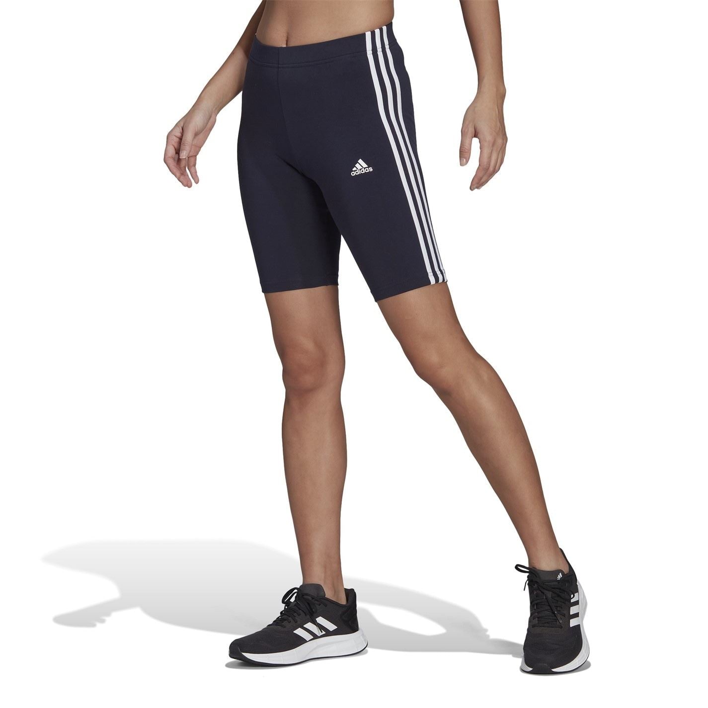 adidas Womens Essential 3 Stripe Shorts