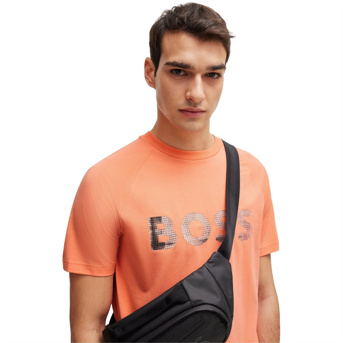 Boss Crew Neck Raglan Sleeve Baseball T-Shirt