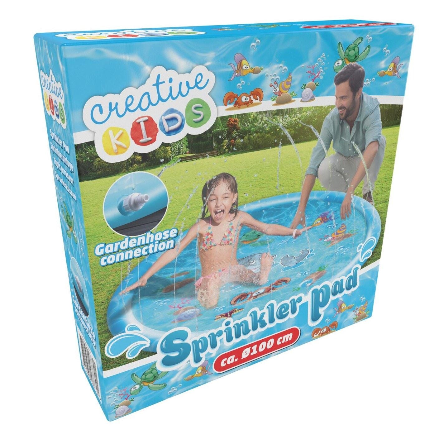 Creative Kids Creative Sprinkle Pad Inflatable Pool