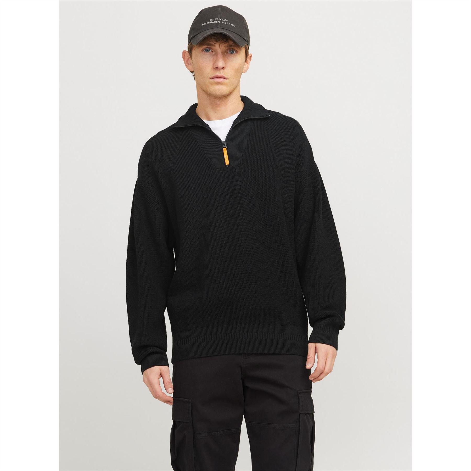 Jack and Jones Jj Half Zip Knitted Fleece