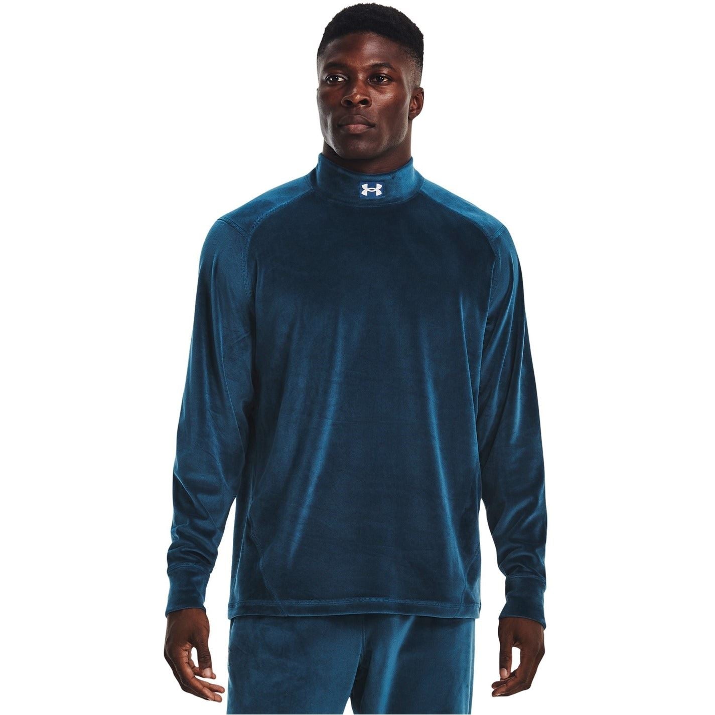 Under Armour Mock Neck Relaxed Fit Sweatshirt