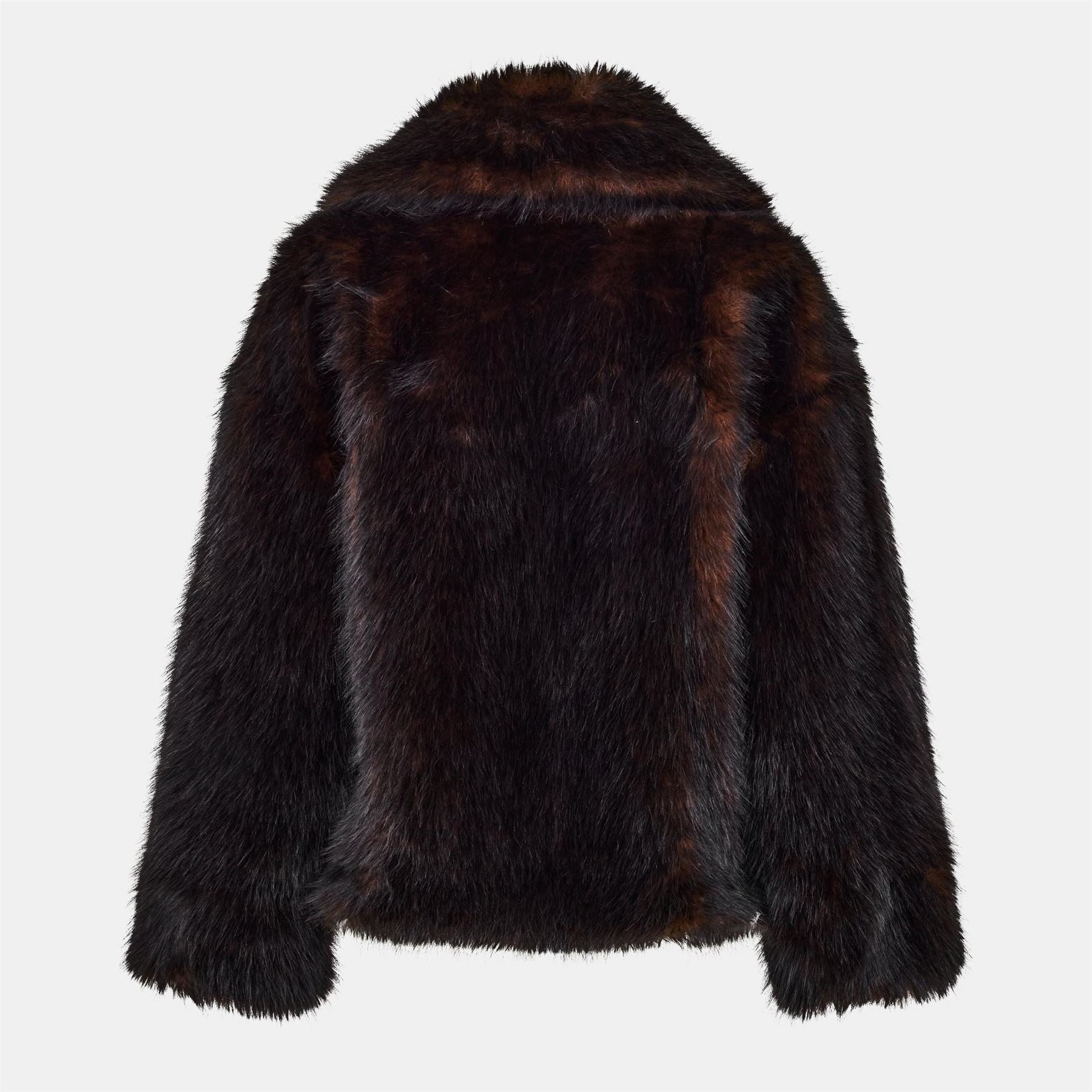 Biba Solid Patterned Teddy Jacket