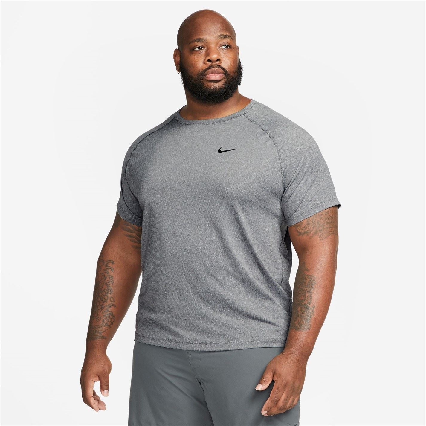 Nike Mens Dri Fit Ready Short Sleeve Fitness Top