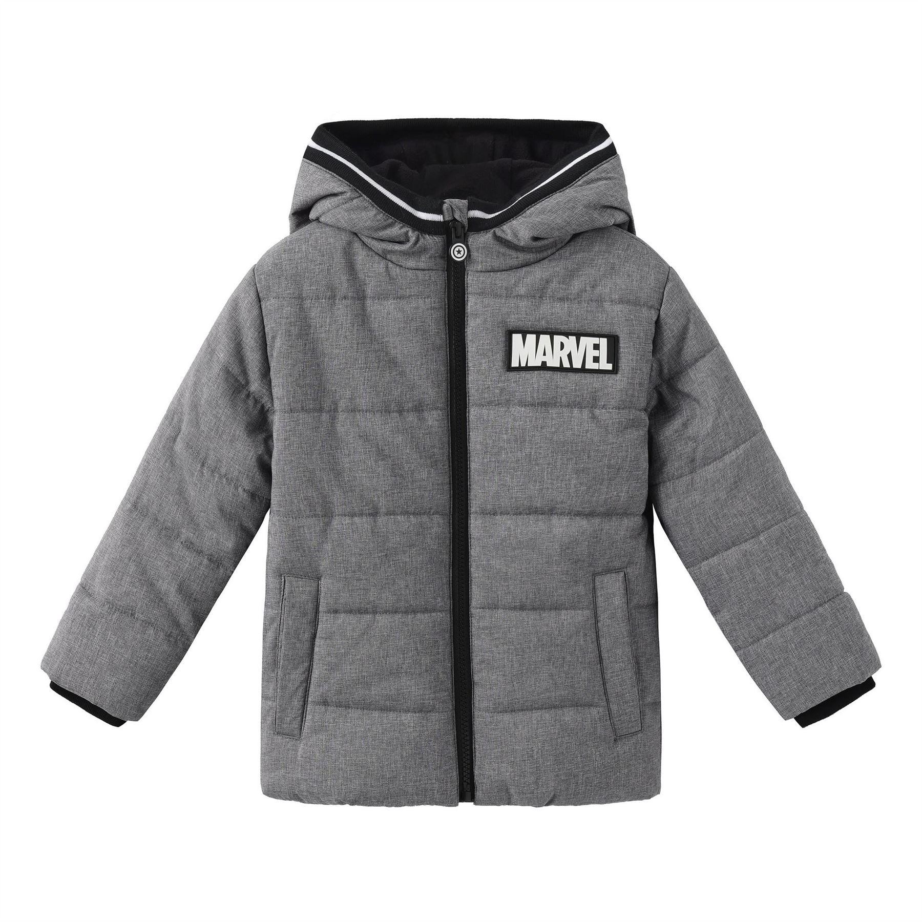 Character Disney Hooded Long Sleeve Short Puffer Jacket