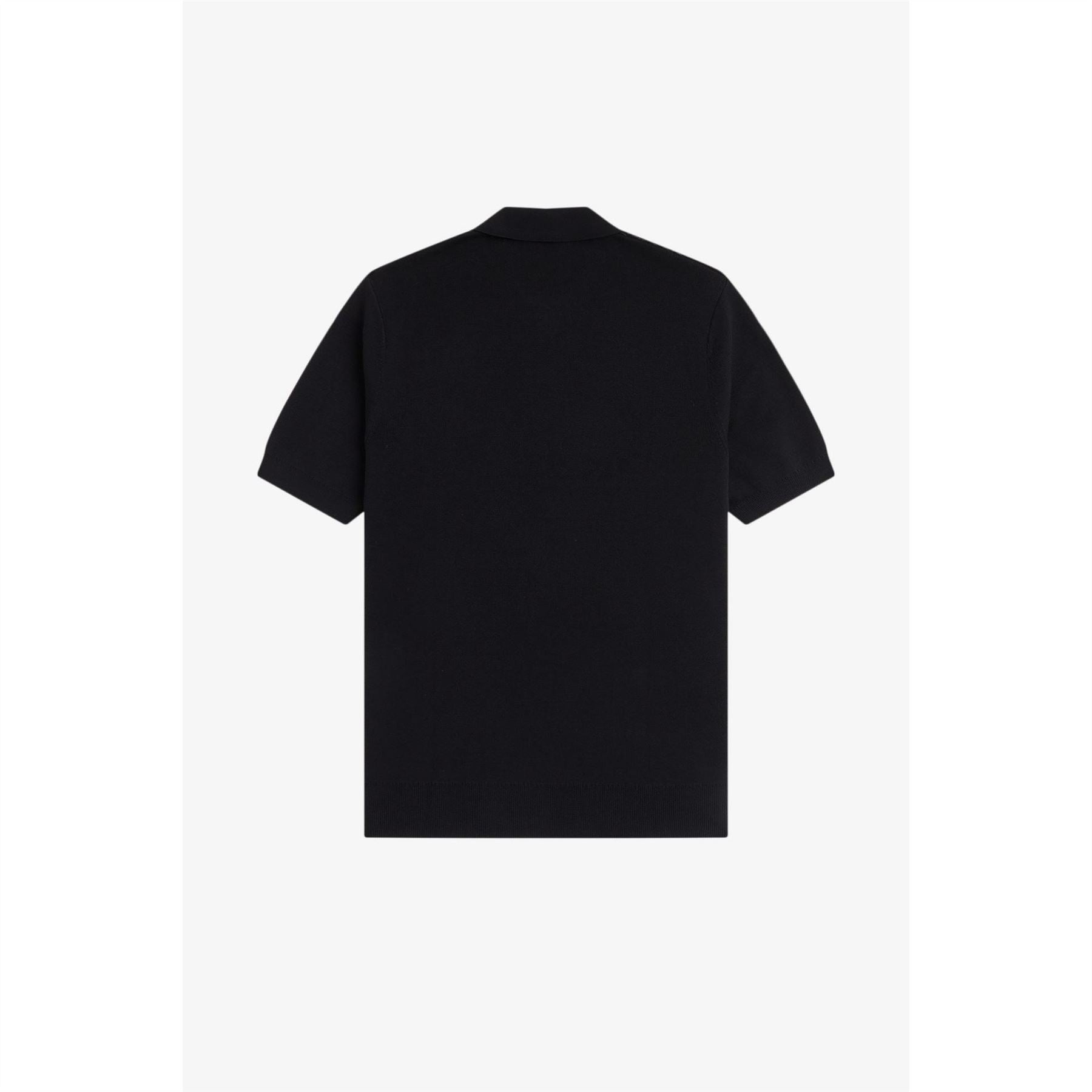 Fred Perry Knitted Short Sleeve Polo Shirt