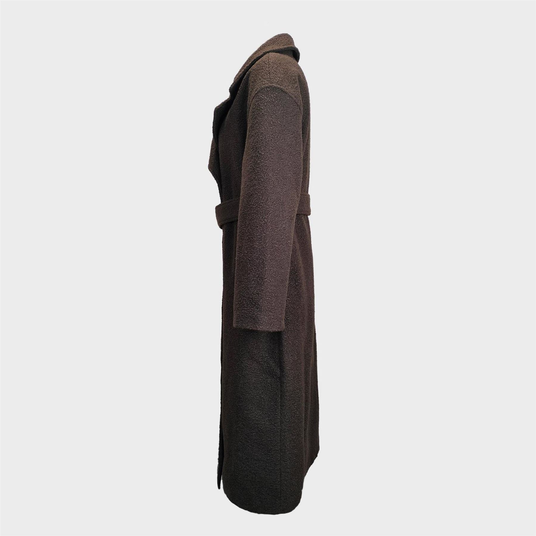Jack Wills Duster Calf Length Long Sleeve Lapel Collar Button Overcoat