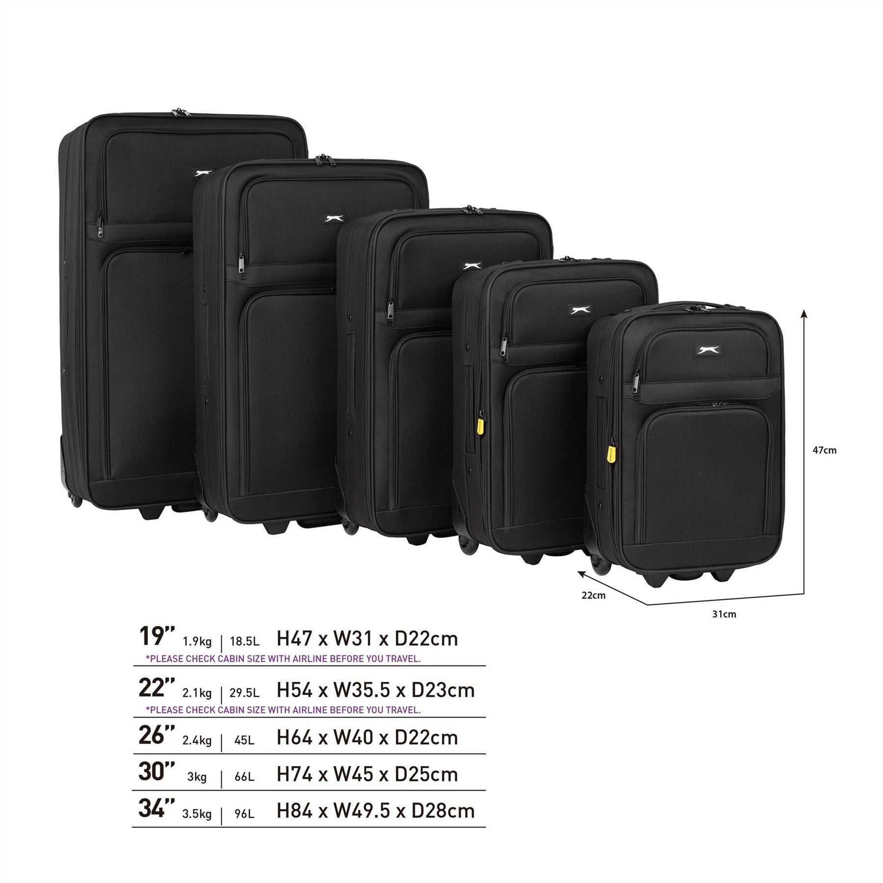 Slazenger Trolley Cases