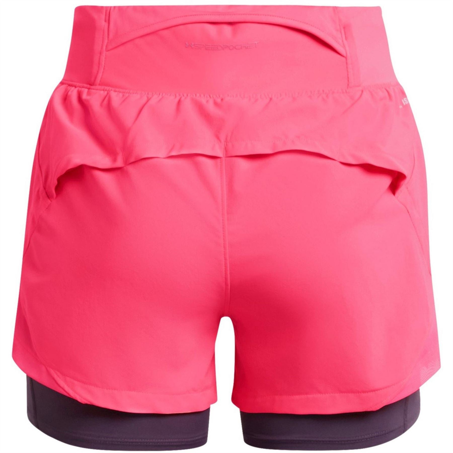 Under Armour Womens Armour Ua Run Elite 2in1 Short Running