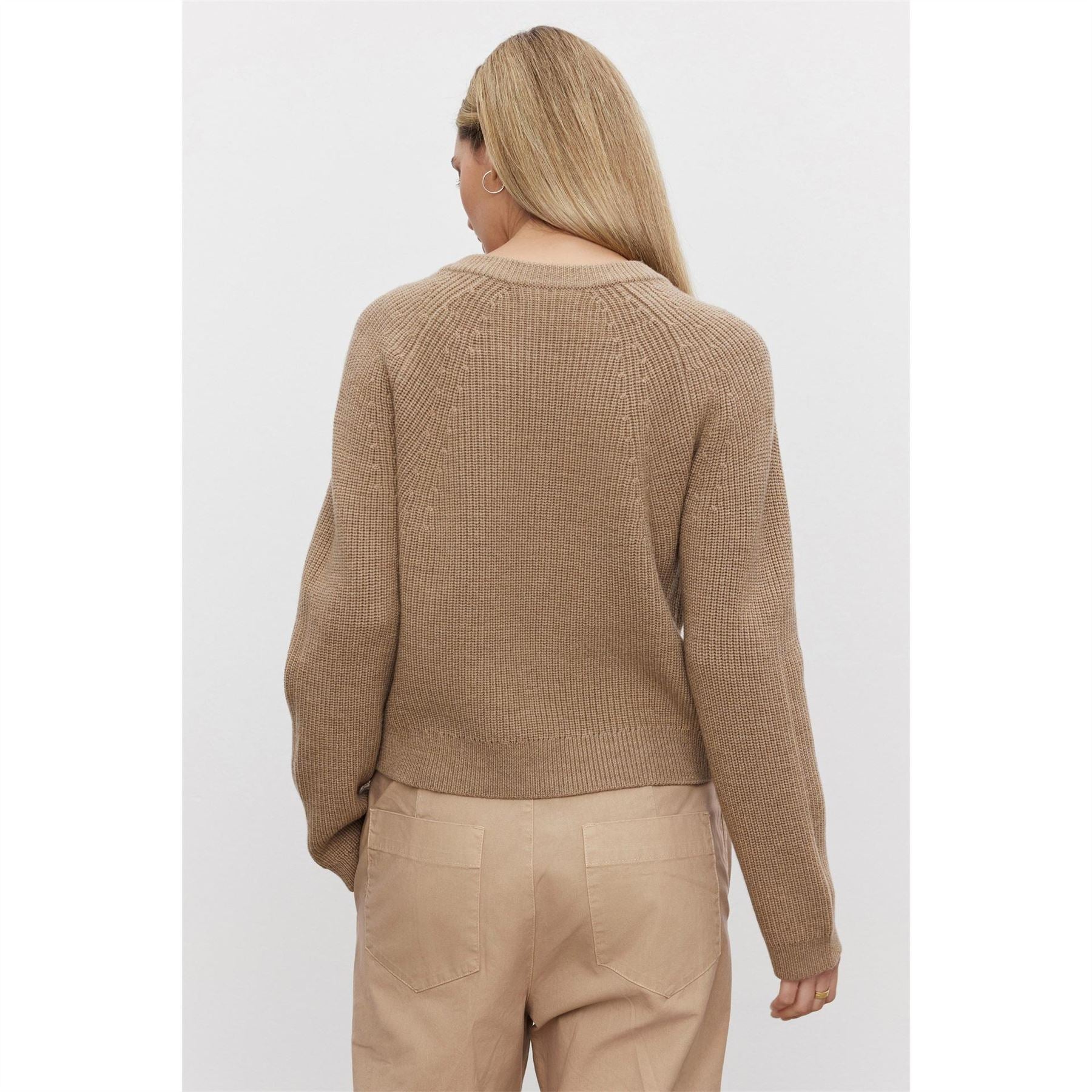 Velvet by Graham and Spencer Relaxed Fit V-Neck Raglan Sleeve Sweater