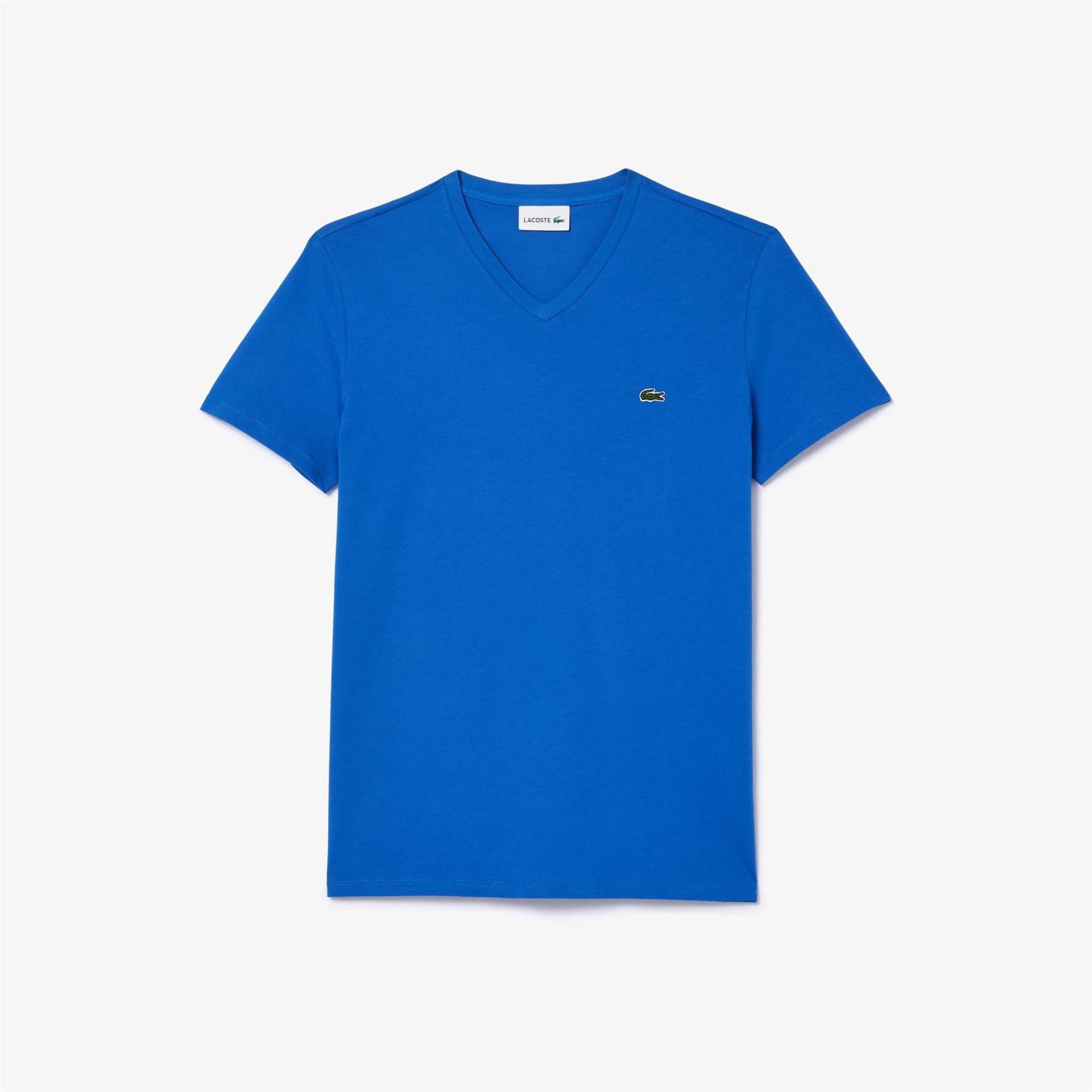 Lacoste Crocodile Print V-Neck Regular Fit T-Shirt