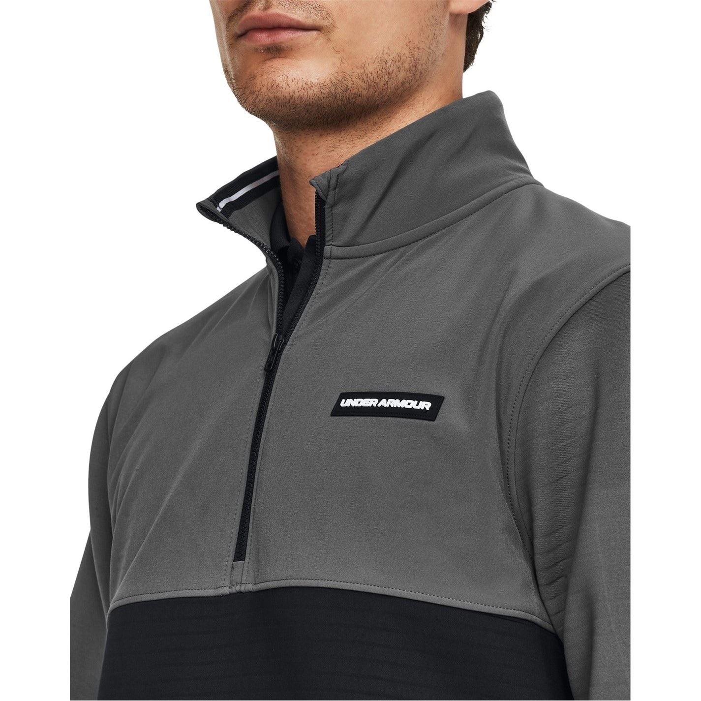 Under Armour Daytona Zip Neck High Collar Long Sleeve Sweatshirt
