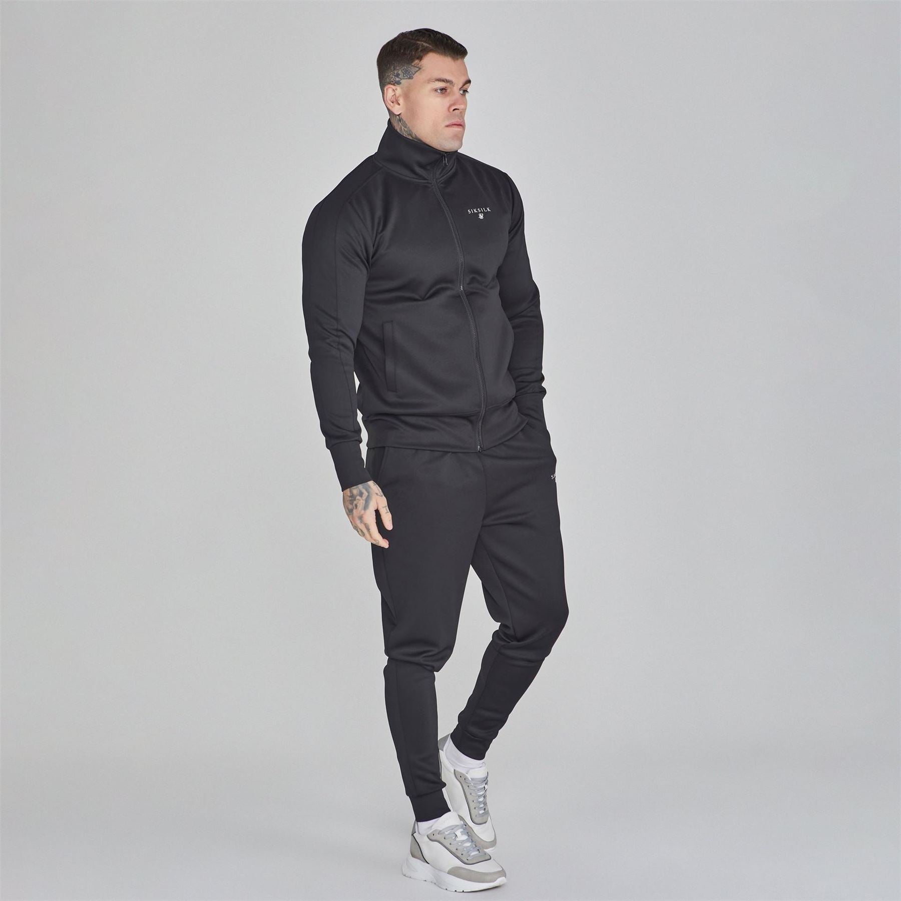 SikSilk Silksilk Essential Poly Tracksuit Top